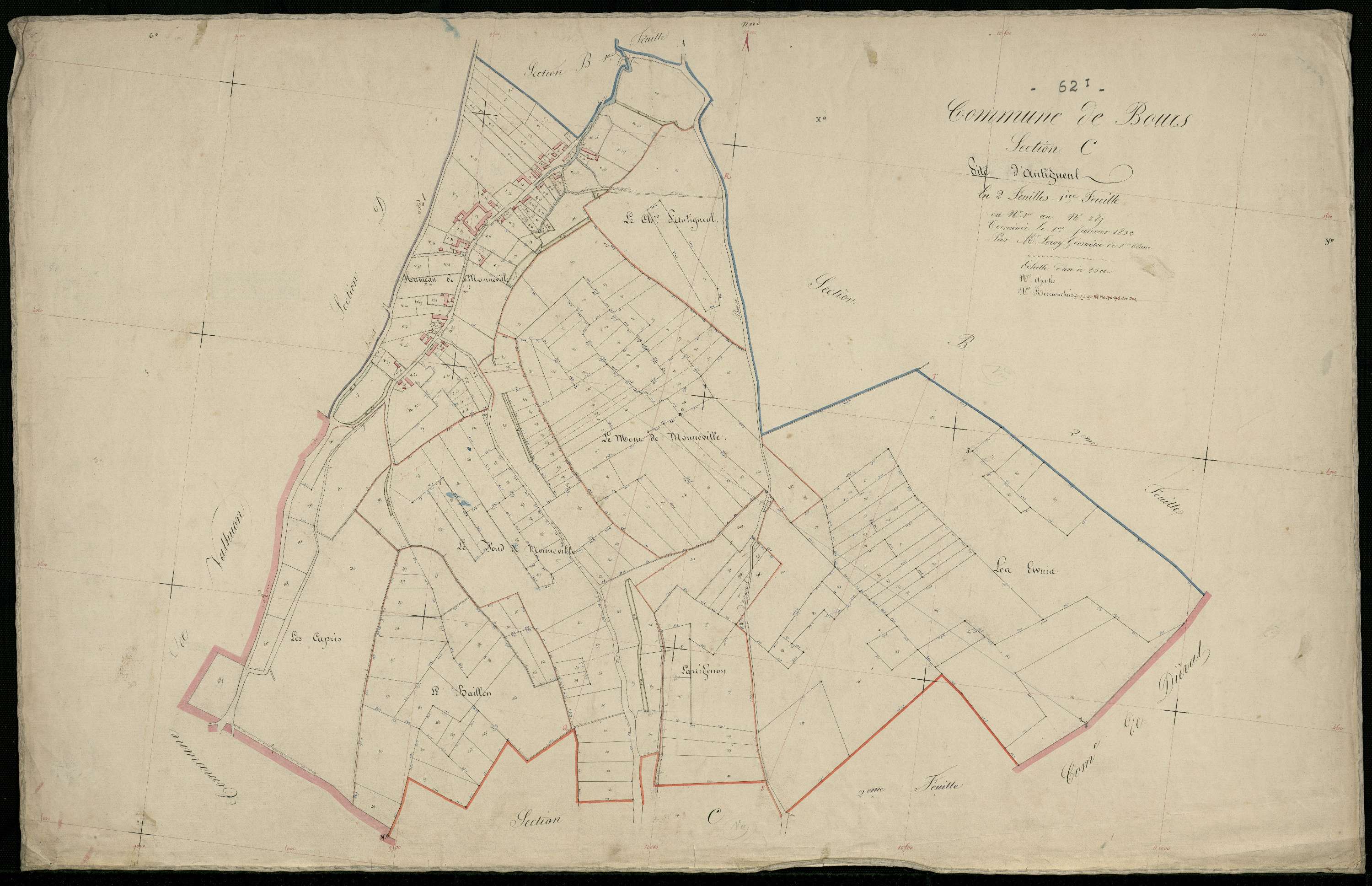Bours - Section C, 1re feuille