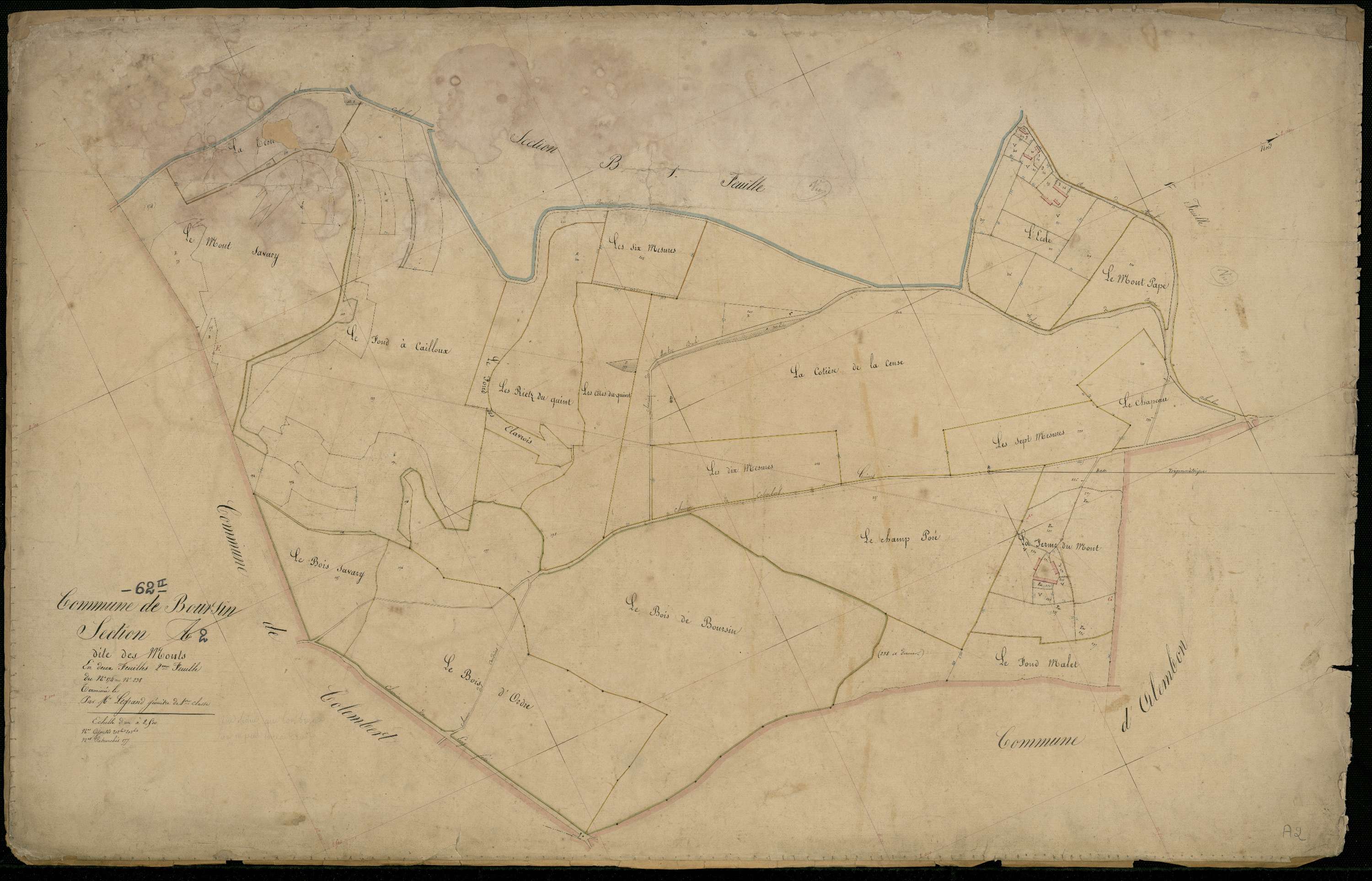 Bours - Section A, 2e feuille