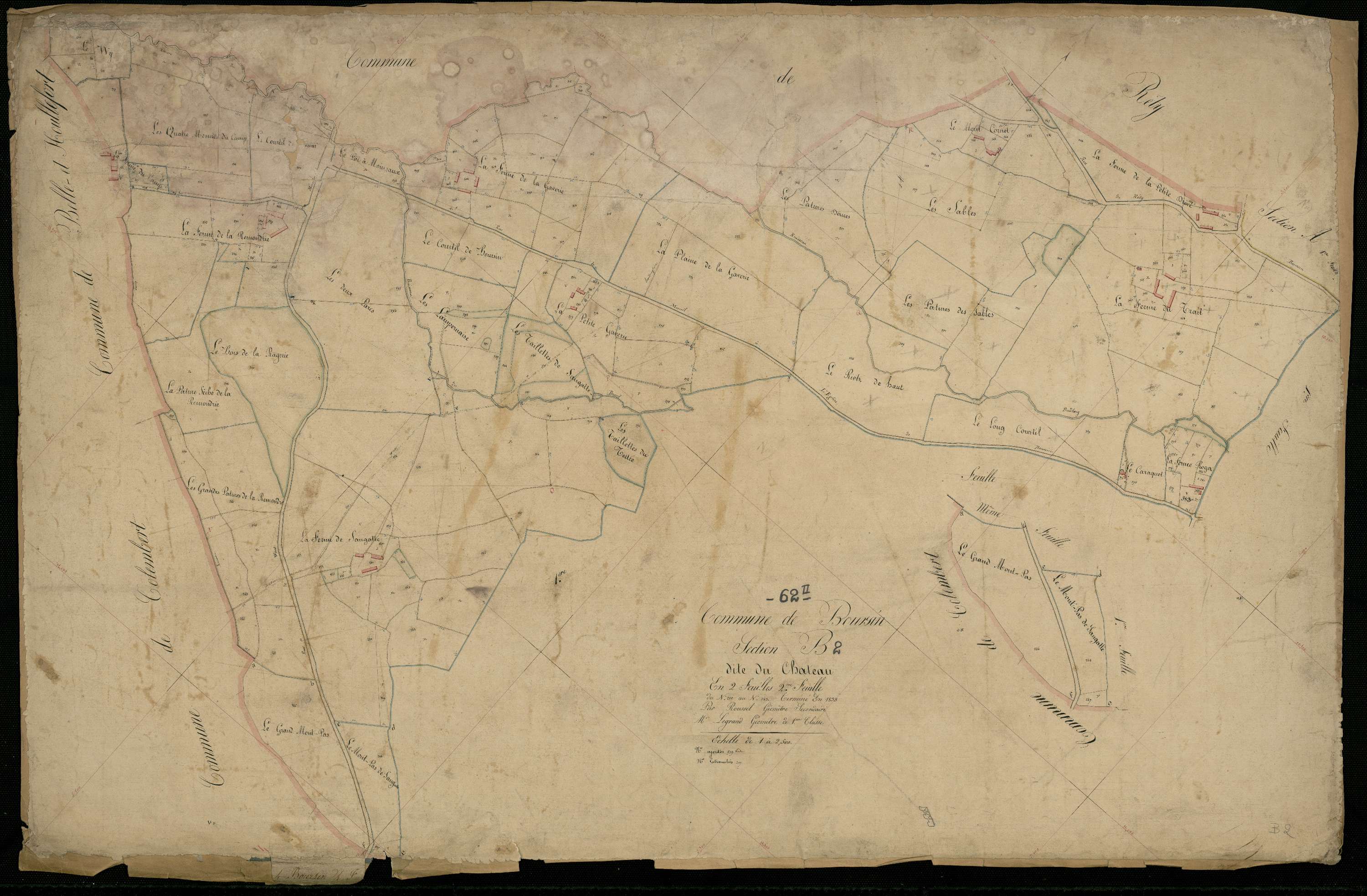 Bours - Section B, 2e feuille