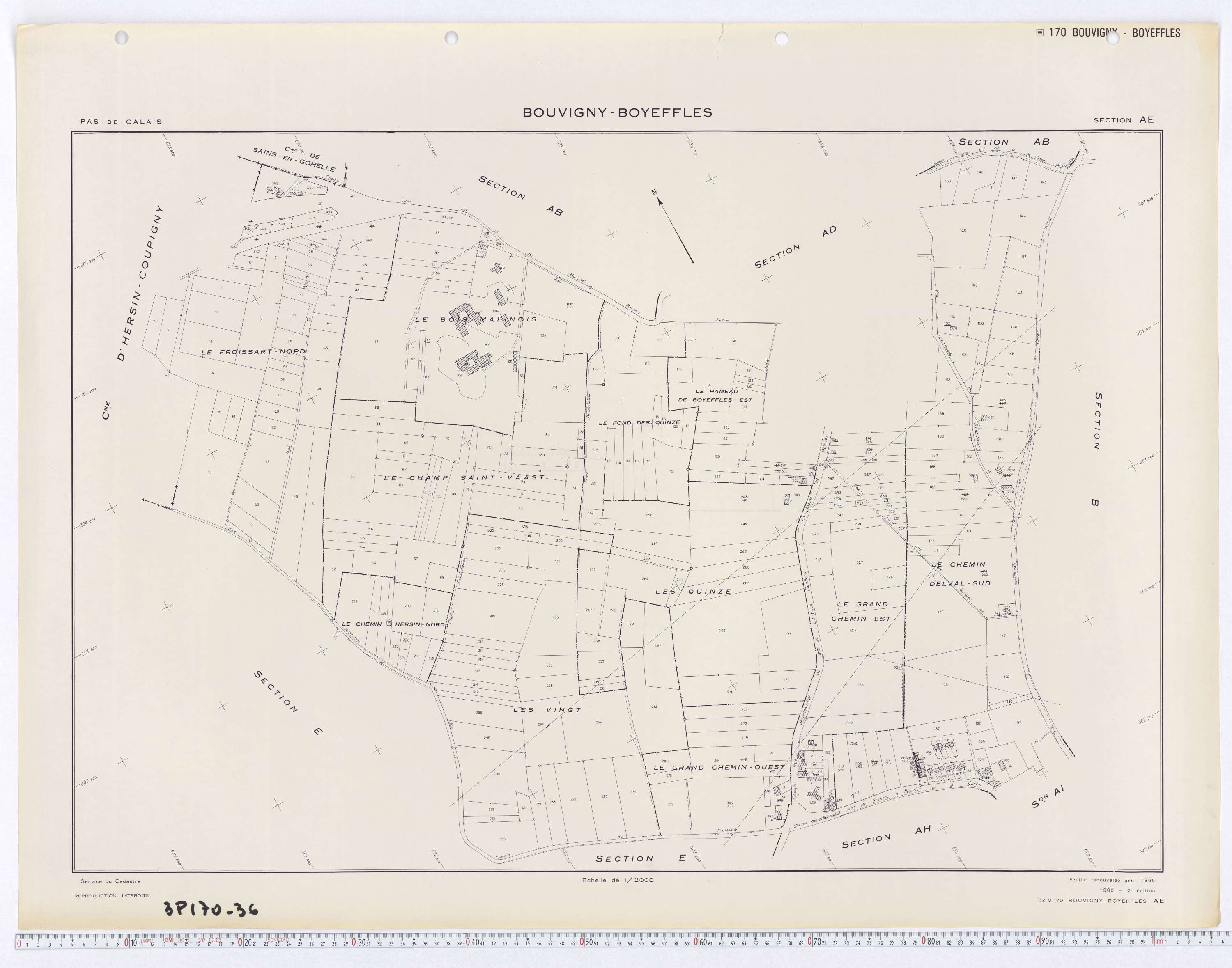Bouvigny-Boyeffles - Section AE.