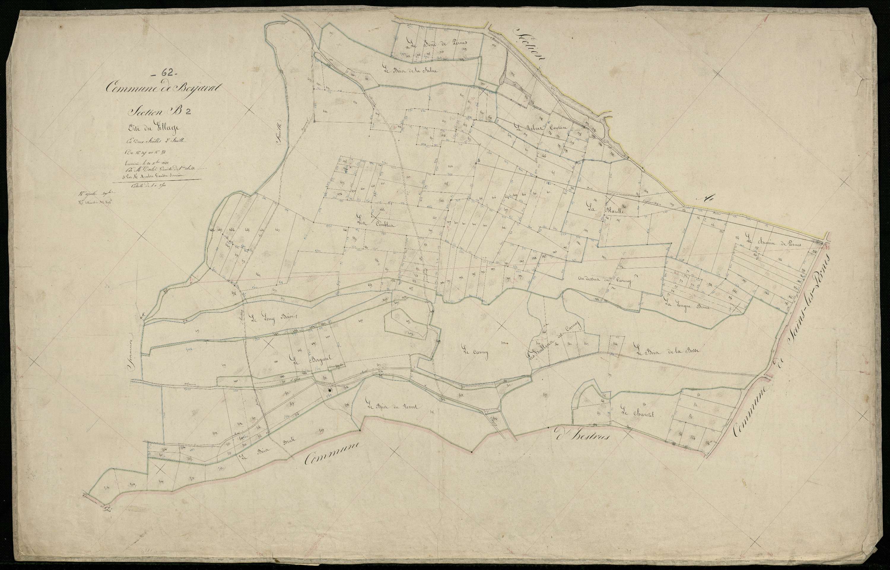 Boyaval - Section B, 2e feuille