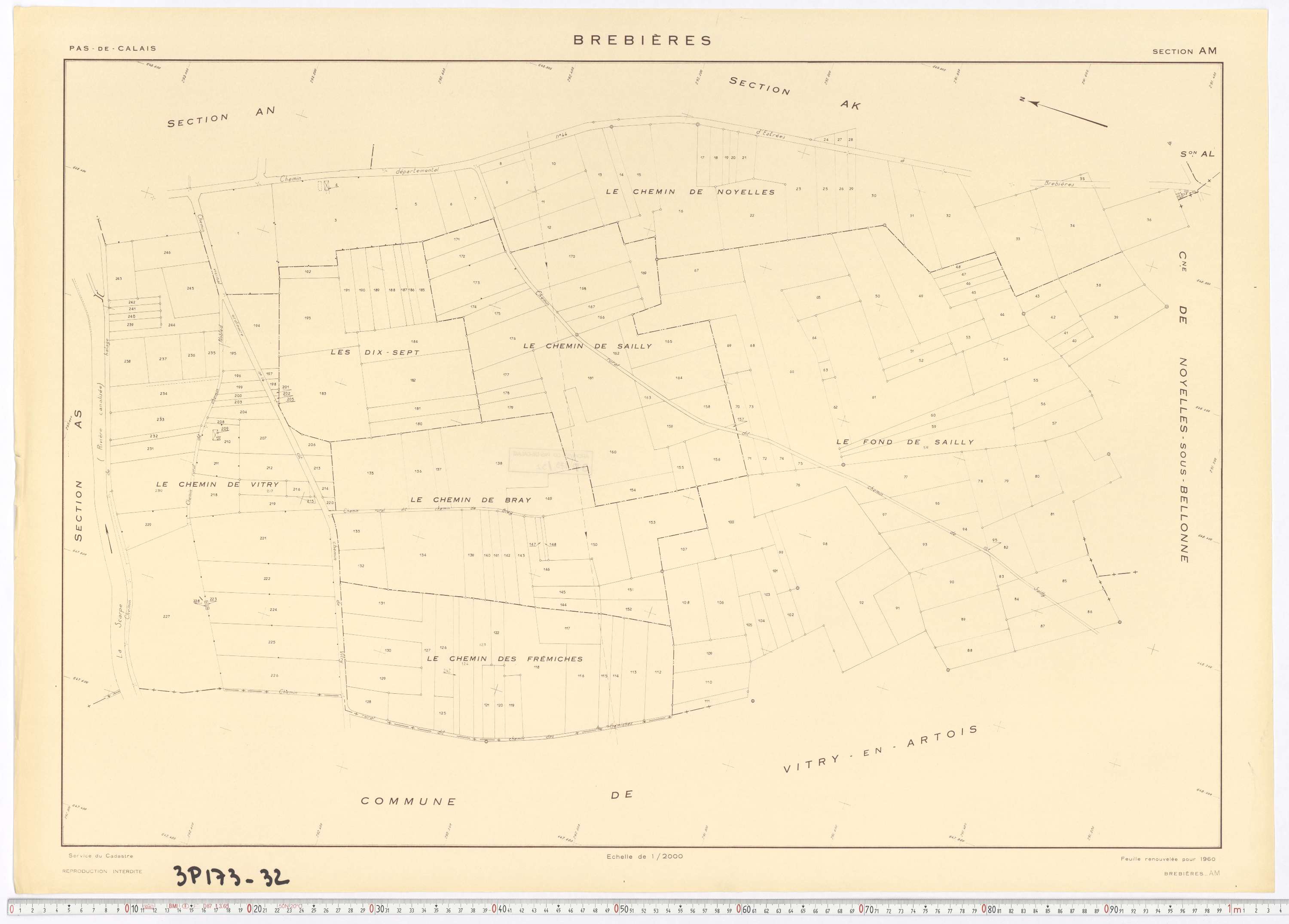 Brebières - Section AM.