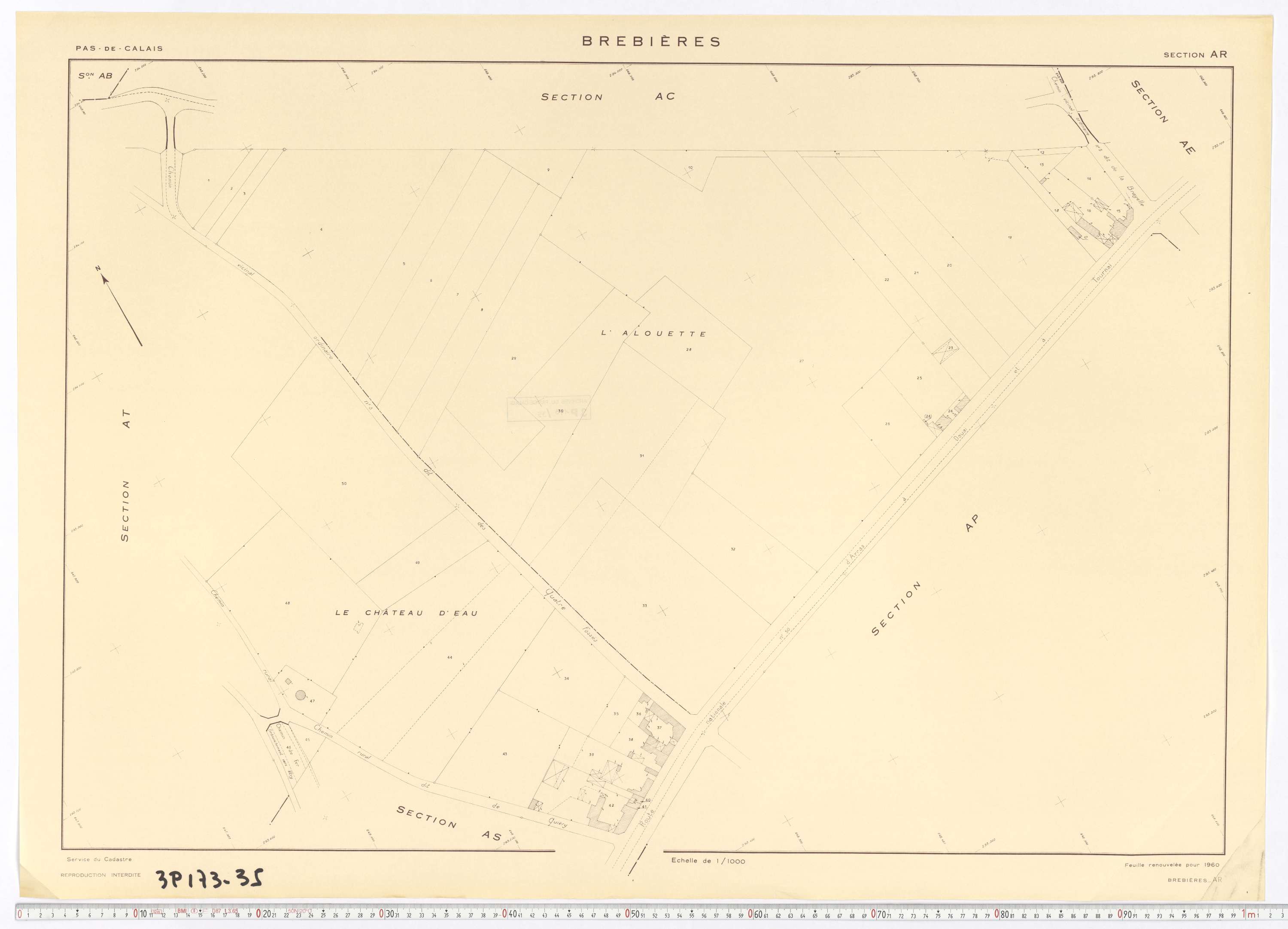 Brebières - Section AR.