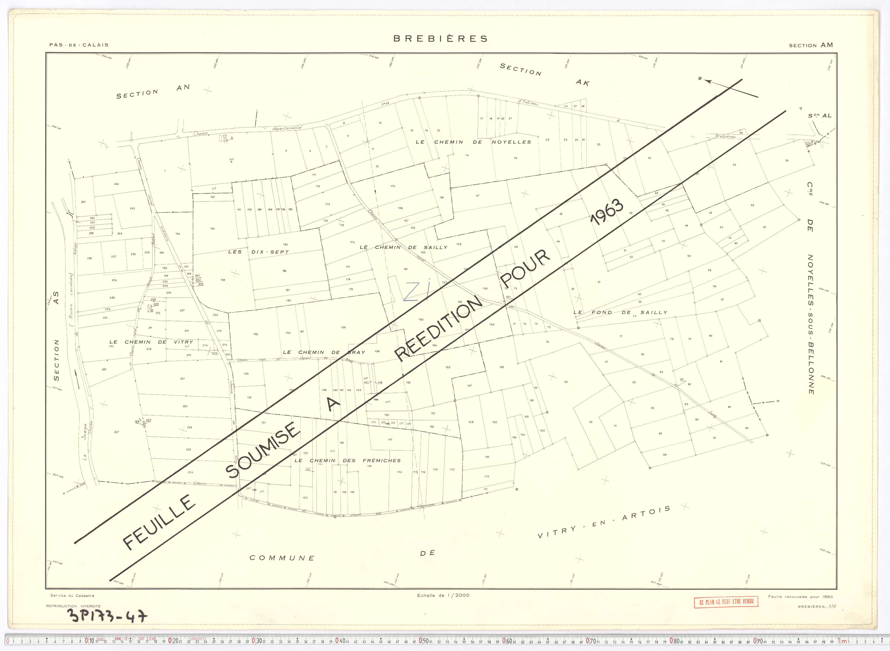 Brebières - Section AM.