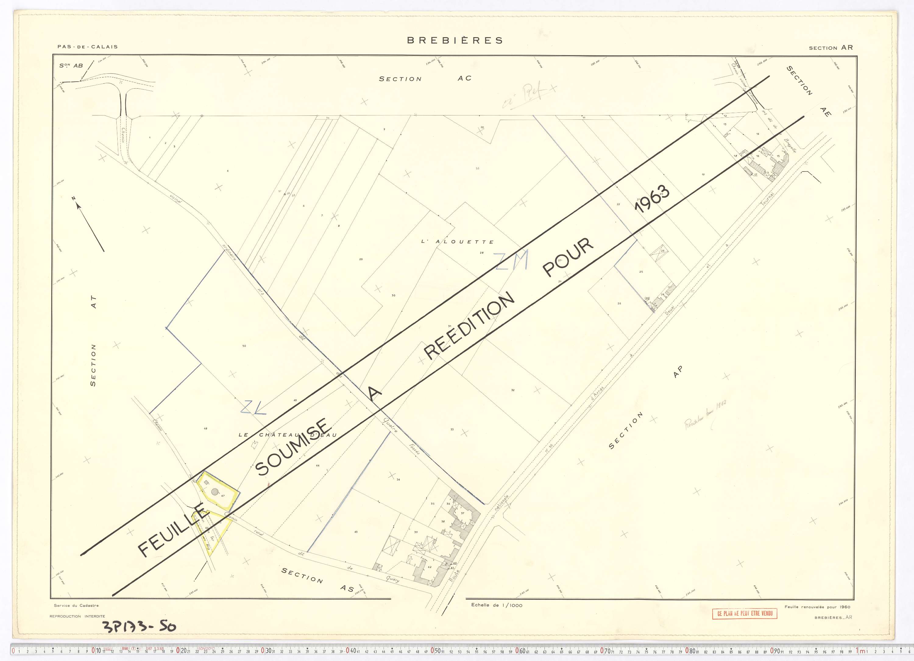 Brebières - Section AR.