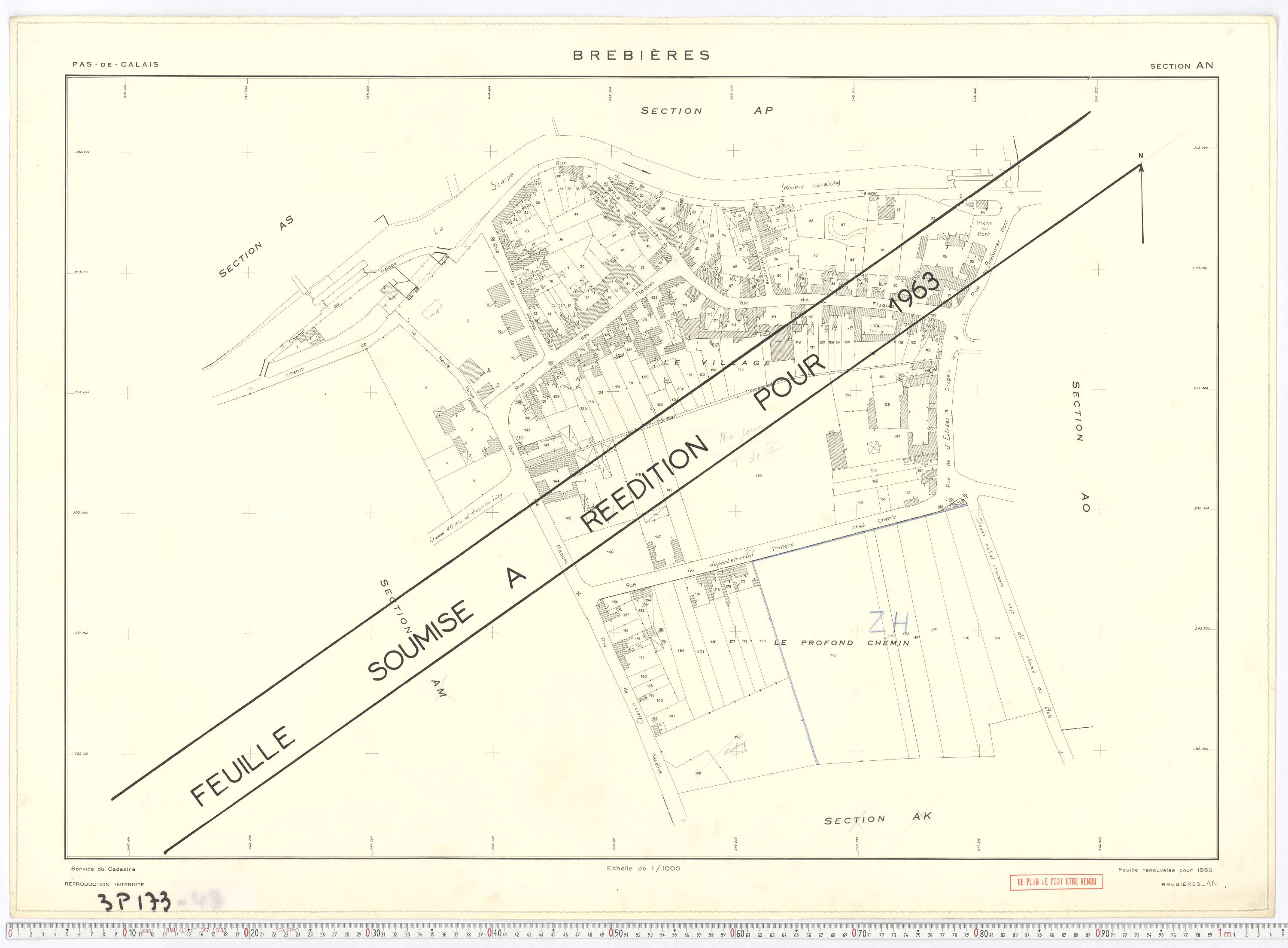 Brebières - Section AN.