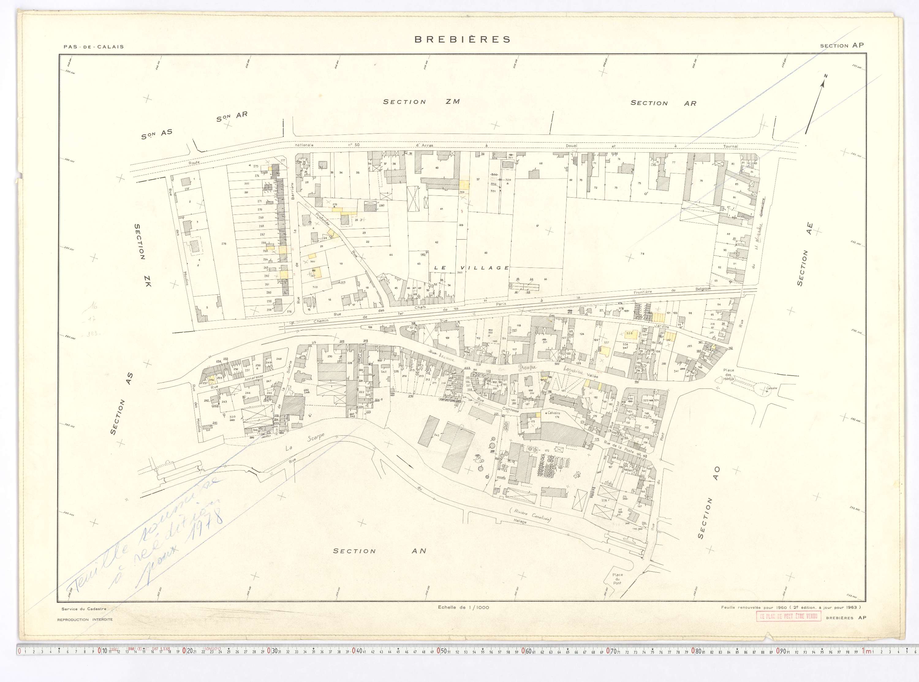 Brebières - Section AP.
