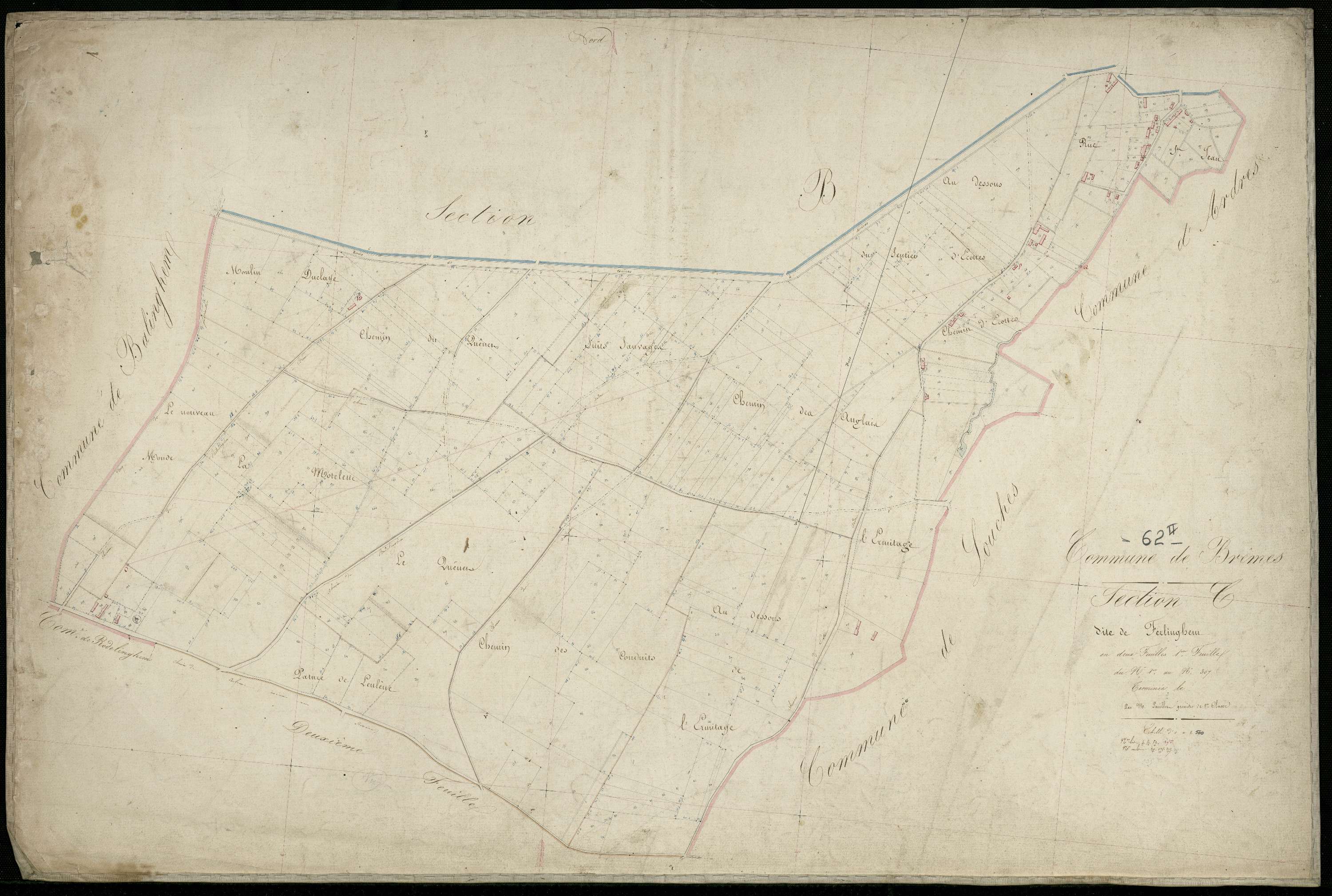 Brêmes - Section C, 1re feuille