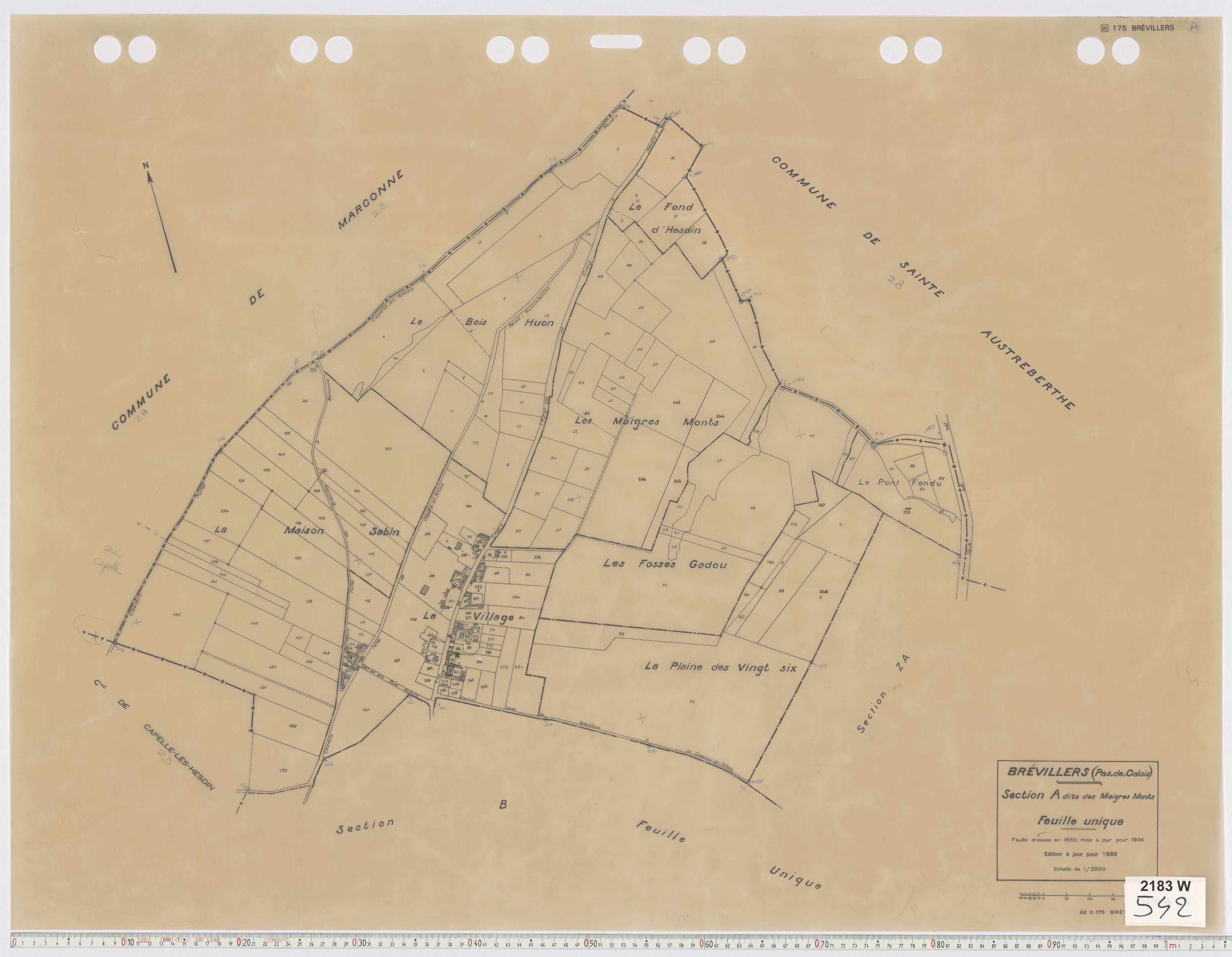 Brévillers - Section A.