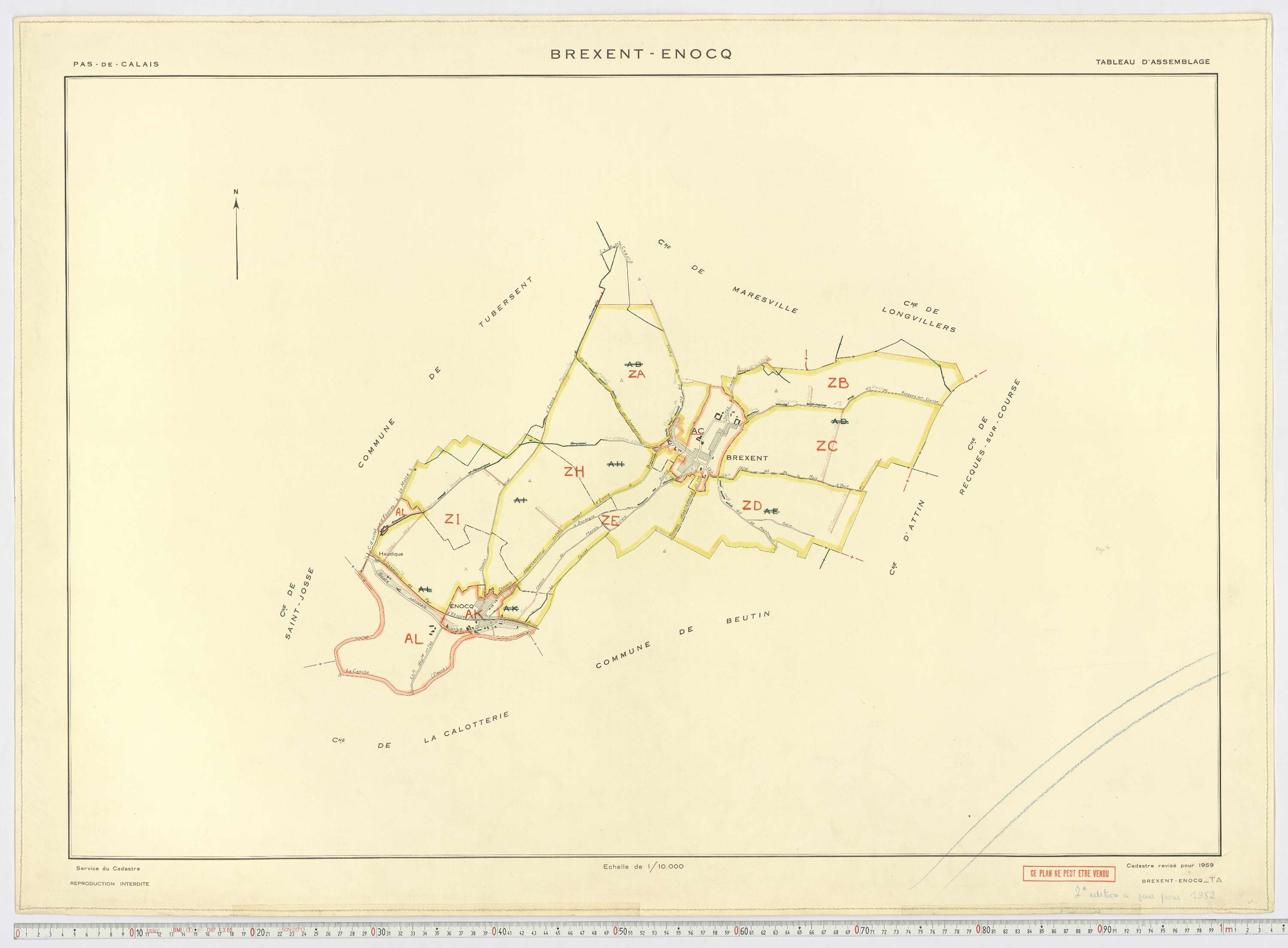 Bréxent-Énocq - Tableau d'assemblage.