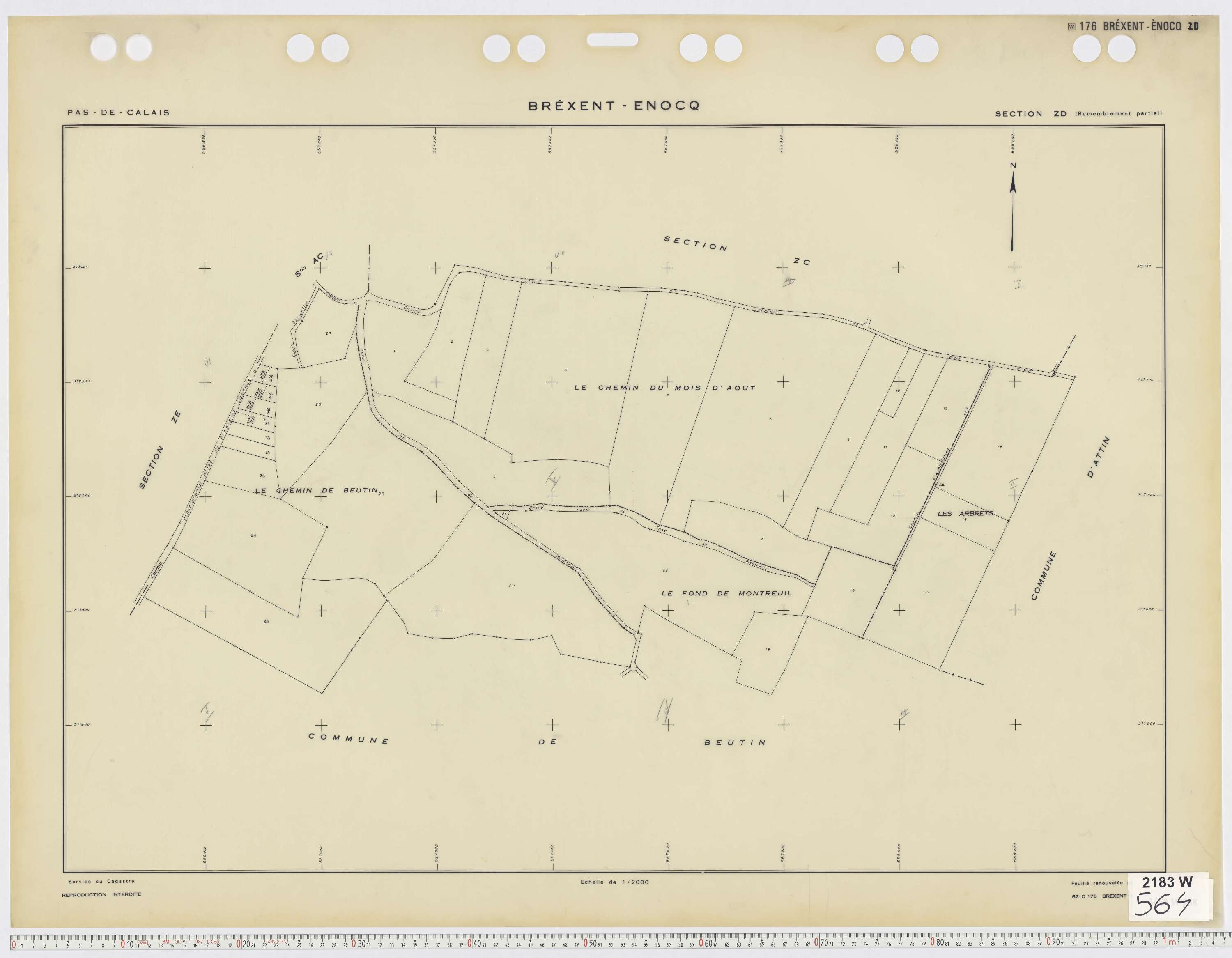 Bréxent-Énocq - Section ZD.