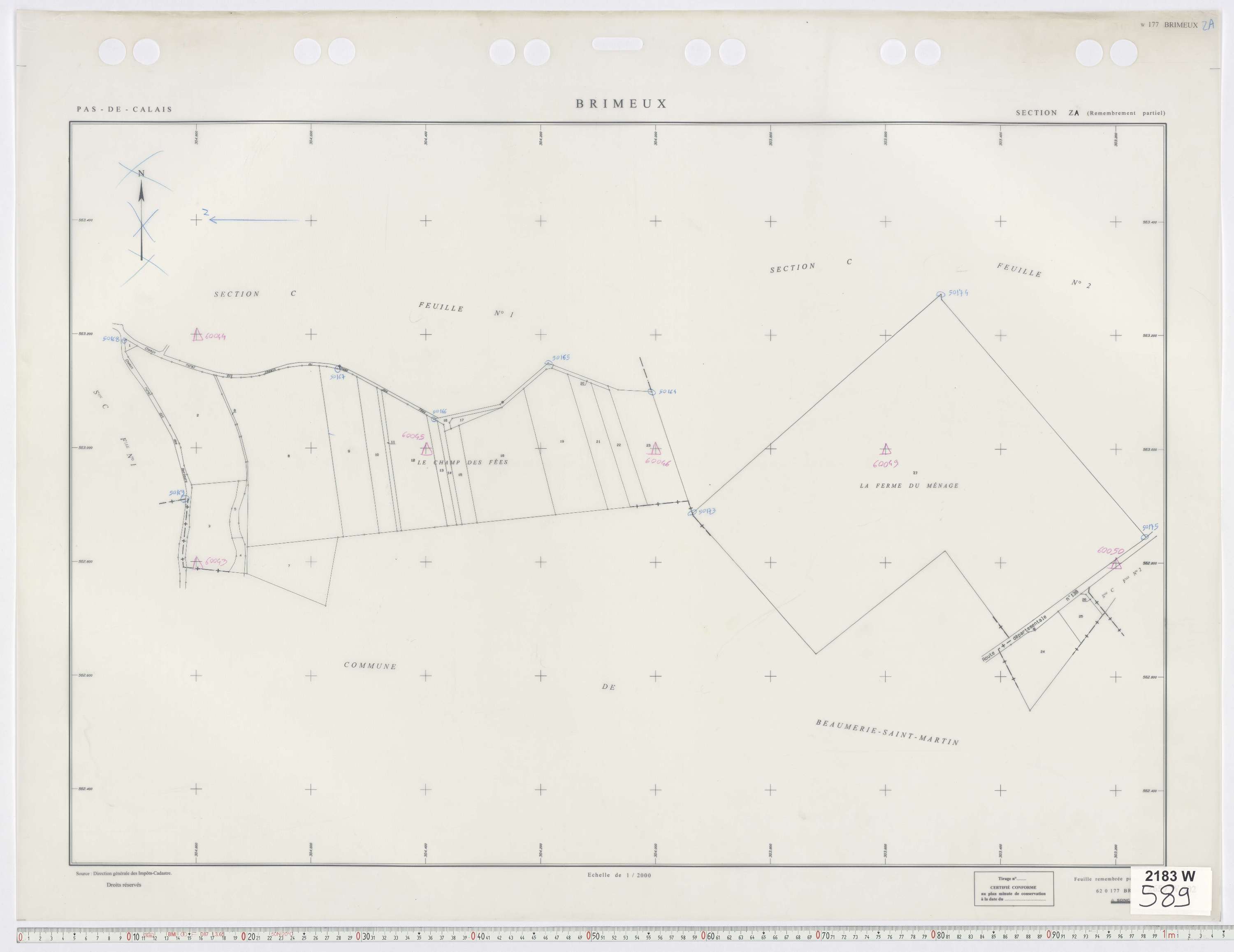 Brimeux - Section ZA.