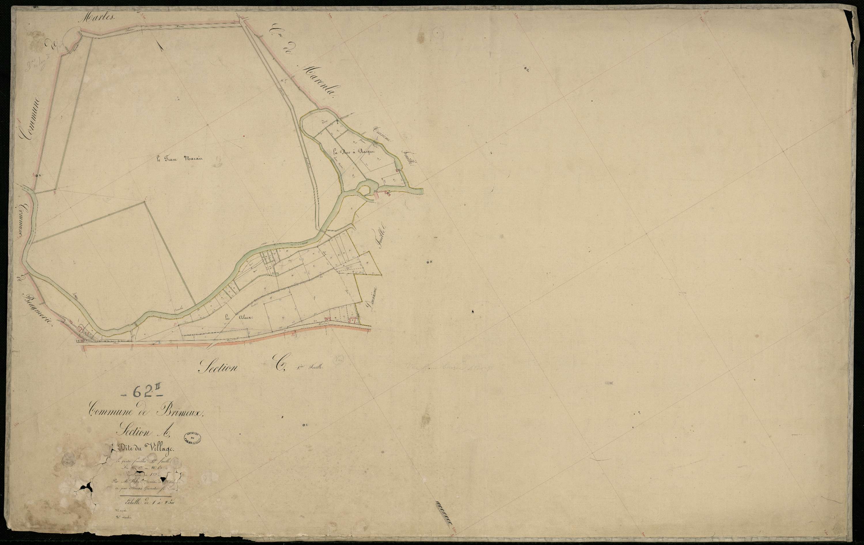 Brimeux - Section A, 1re feuille