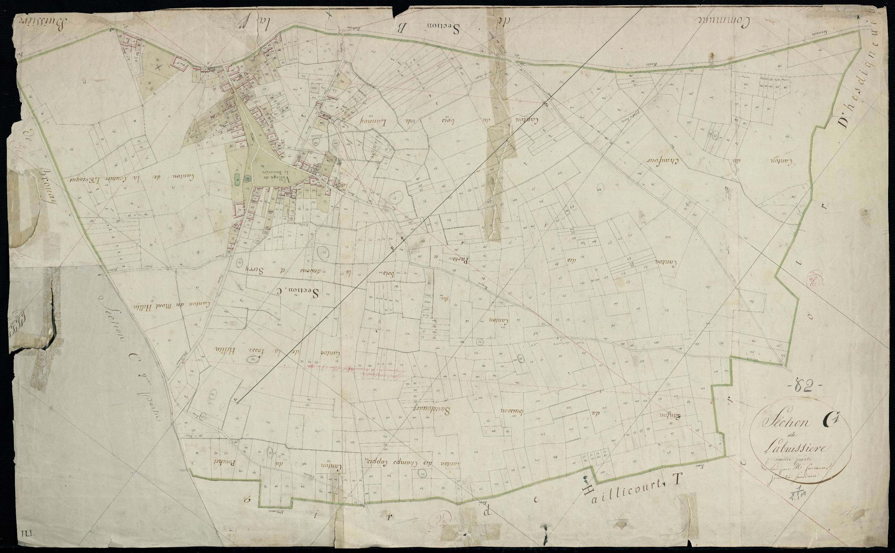 Bruay-la-Buissière - Section C, 1re feuille