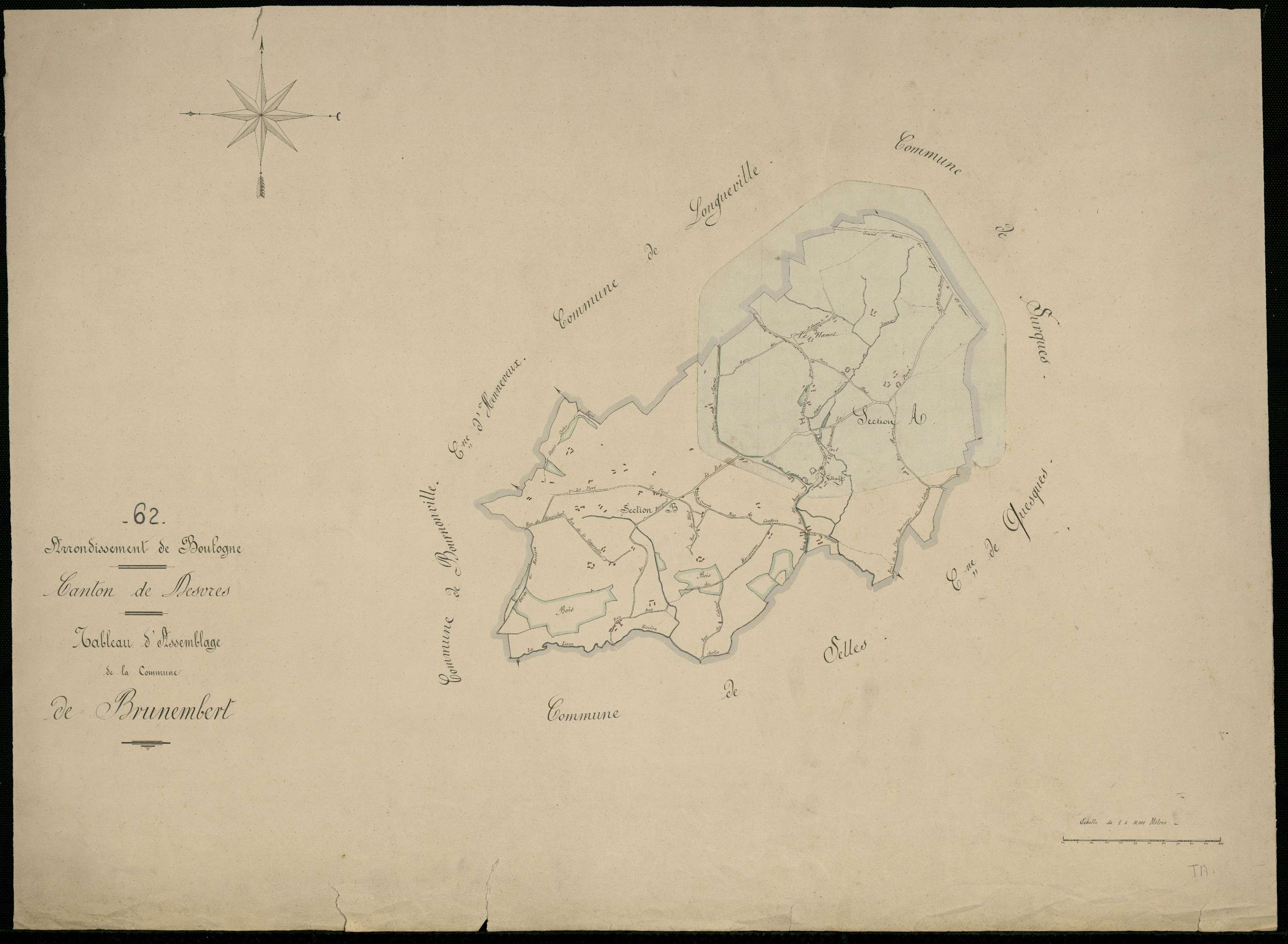 Brunembert - Tableau d'assemblage