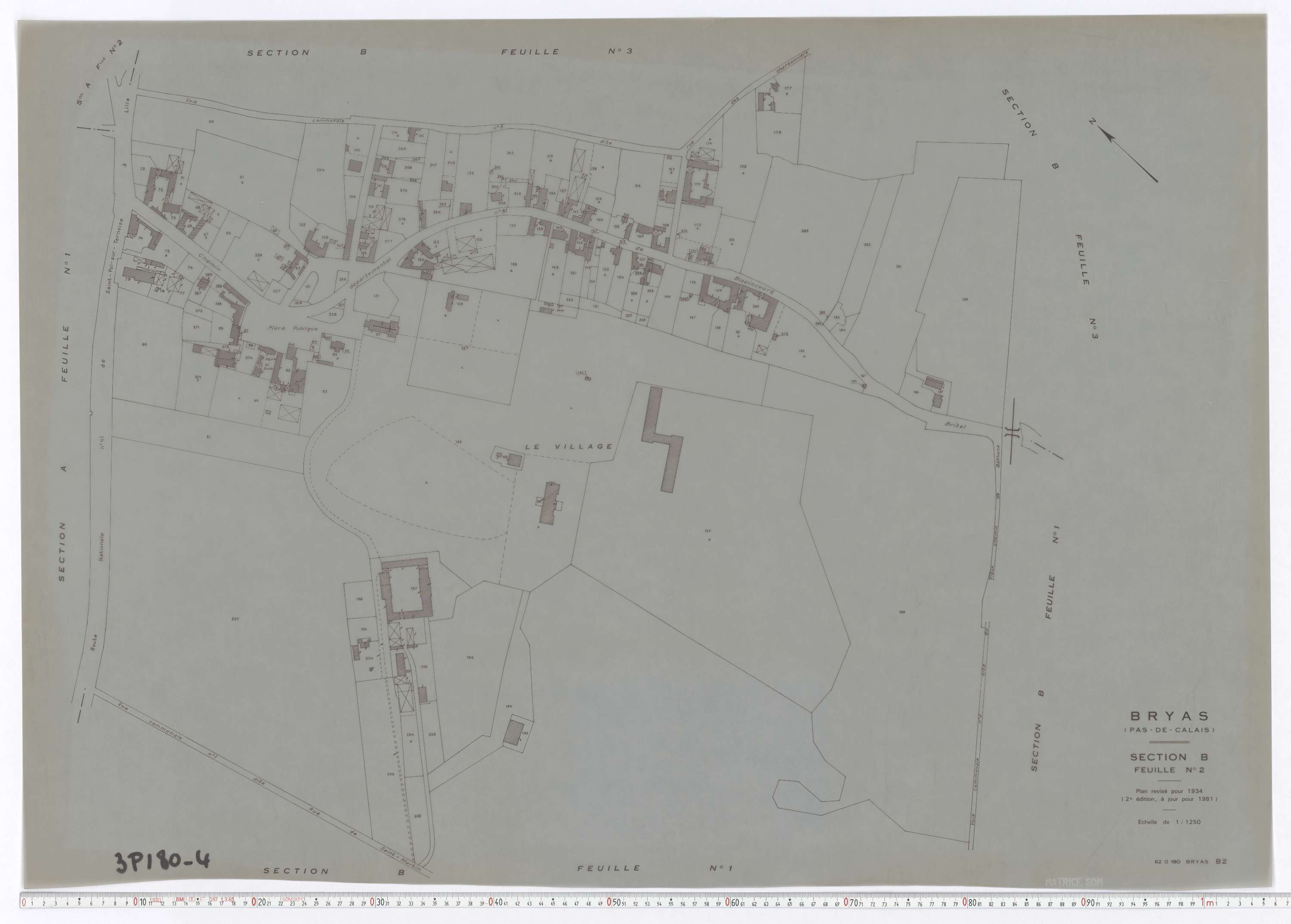 Brias - Section B, feuille 2.