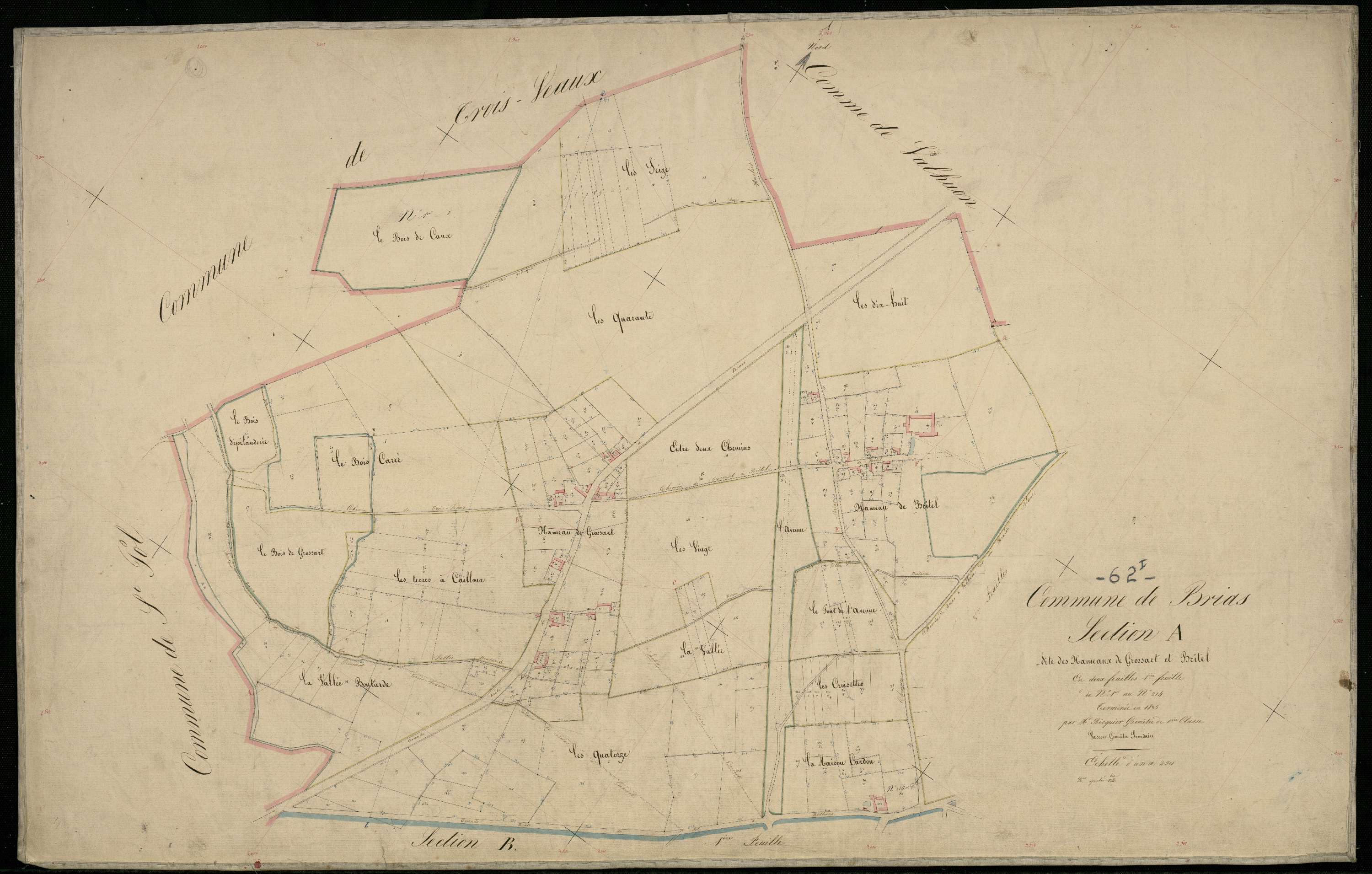 Brias - Section A, 1re feuille