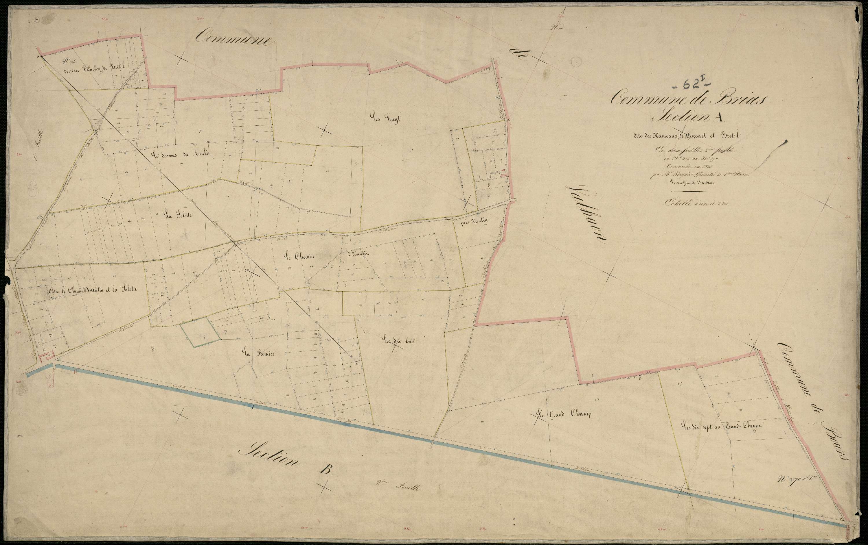 Brias - Section A, 2e feuille