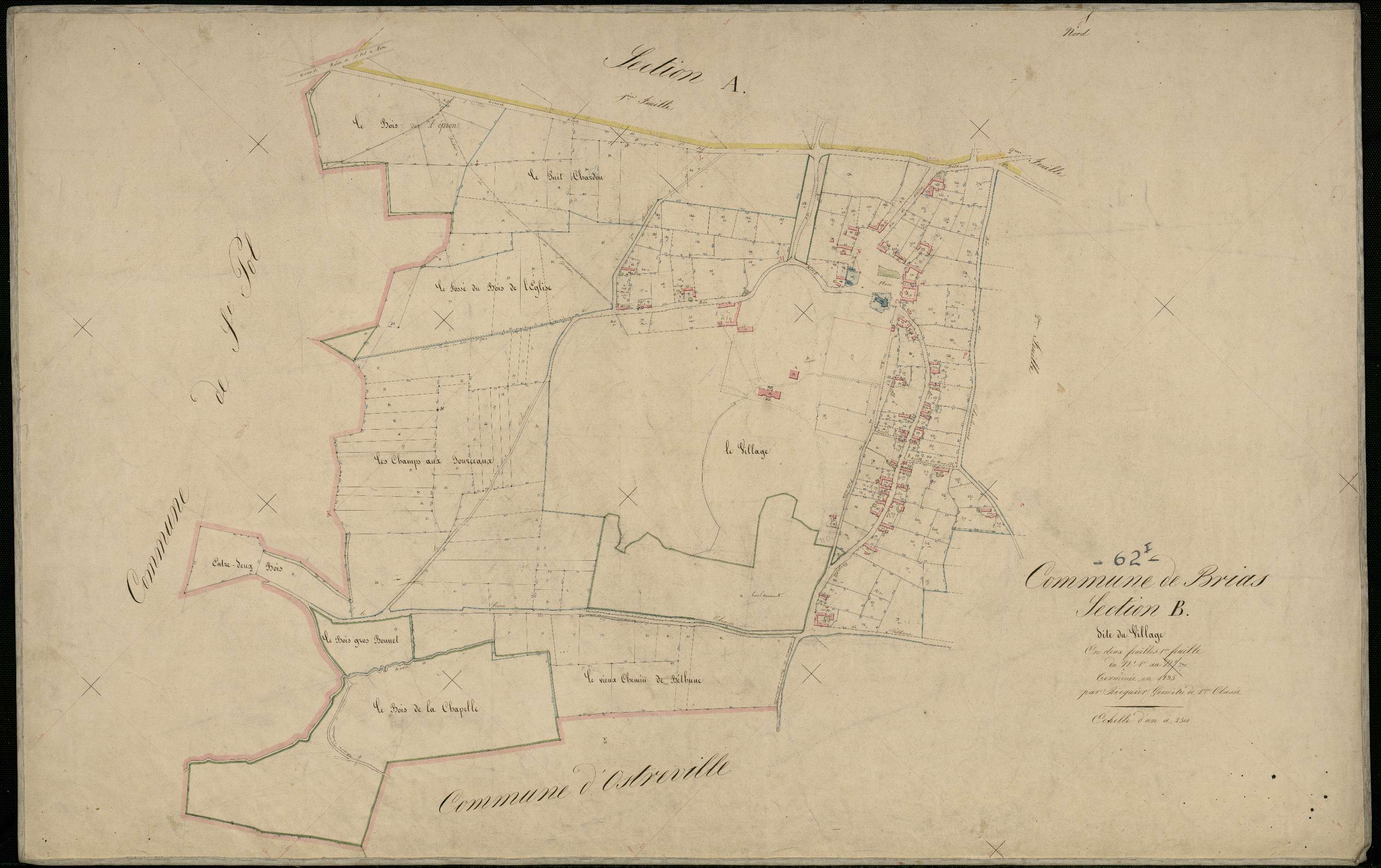 Brias - Section B, 1re feuille