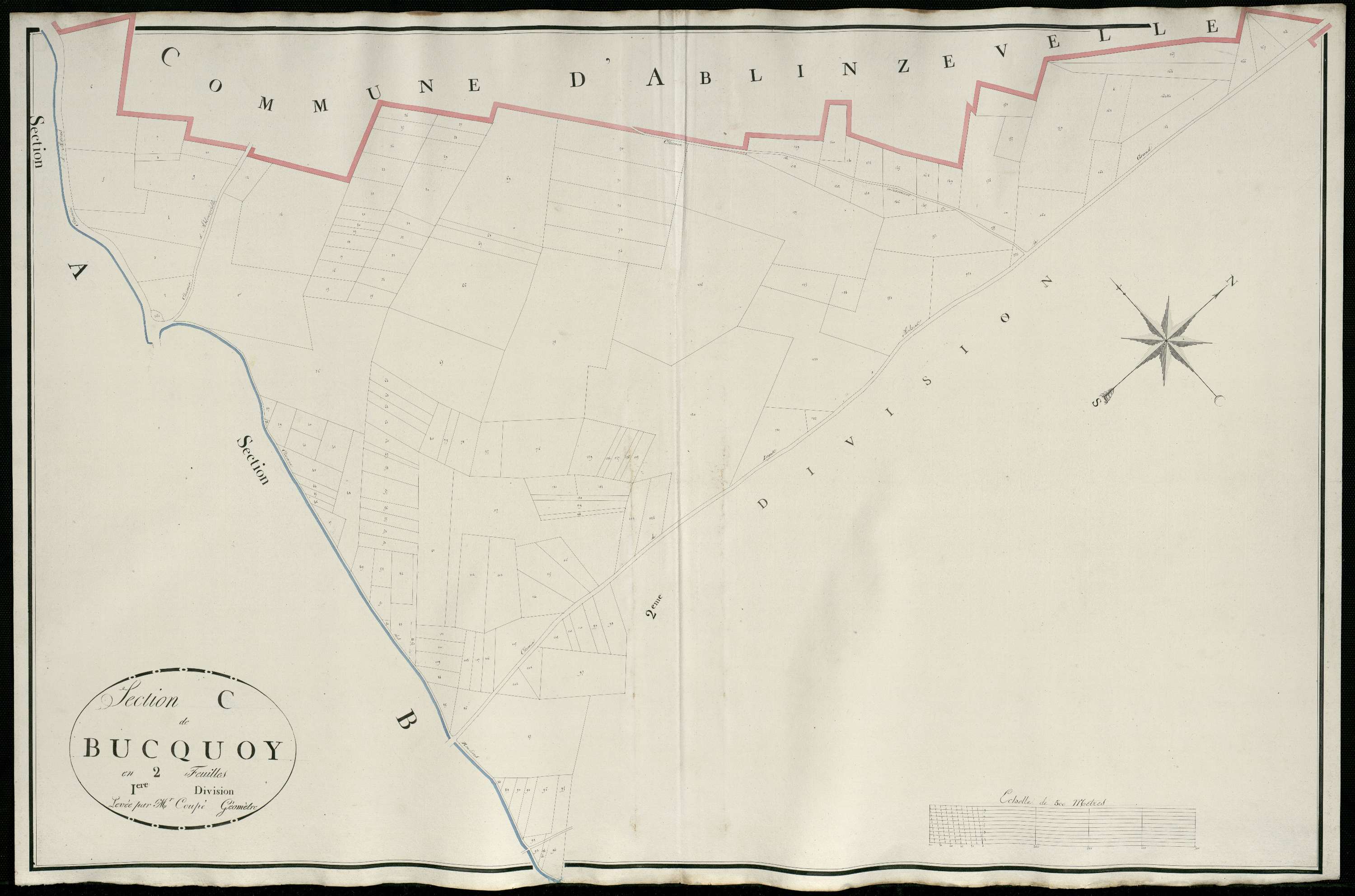 Bucquoy - Section C, 1re feuille