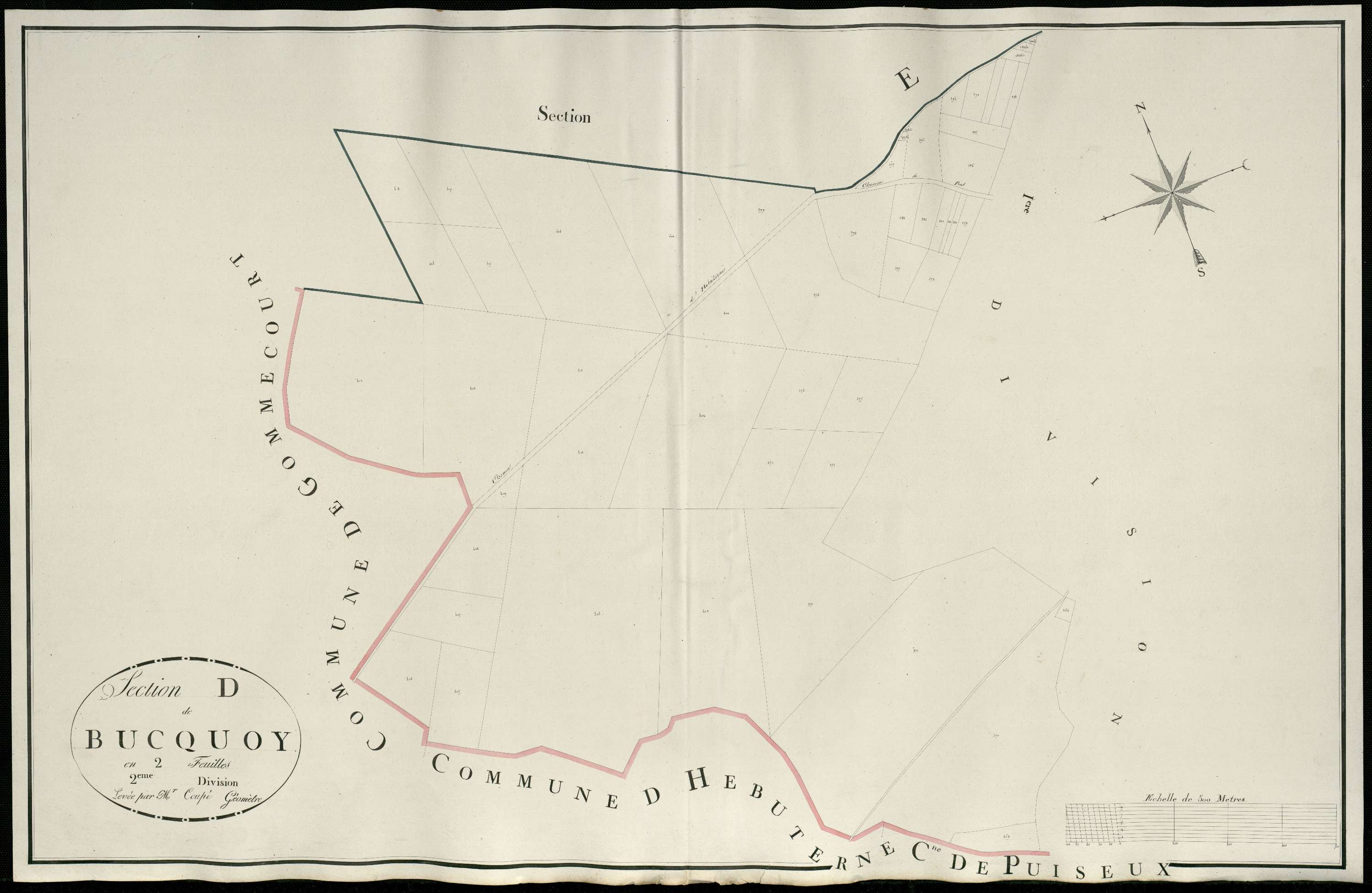 Bucquoy - Section D, 2e feuille