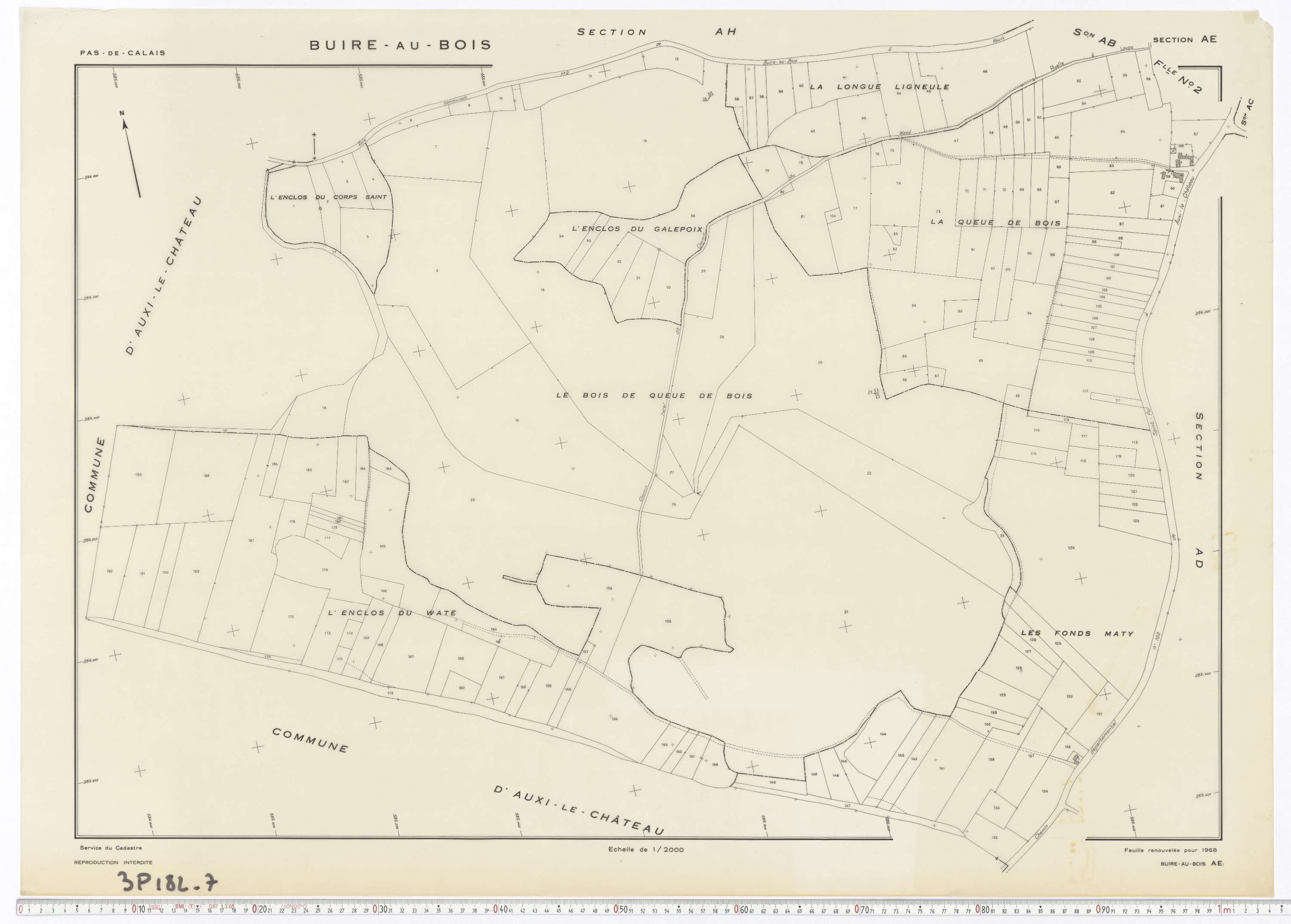 Buire-au-Bois - Section AE.