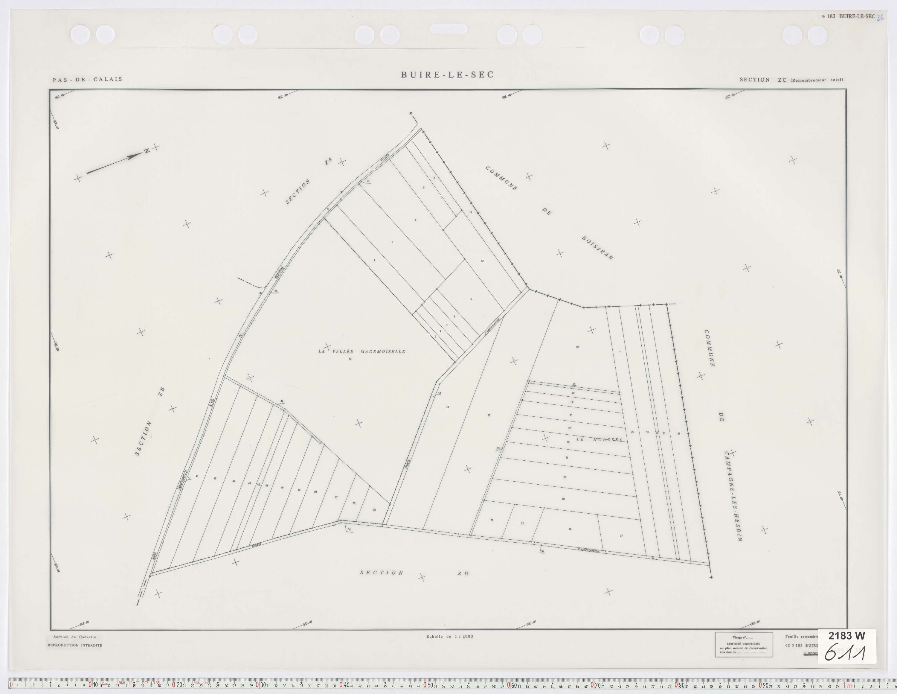 Buire-le-Sec - Section ZC.