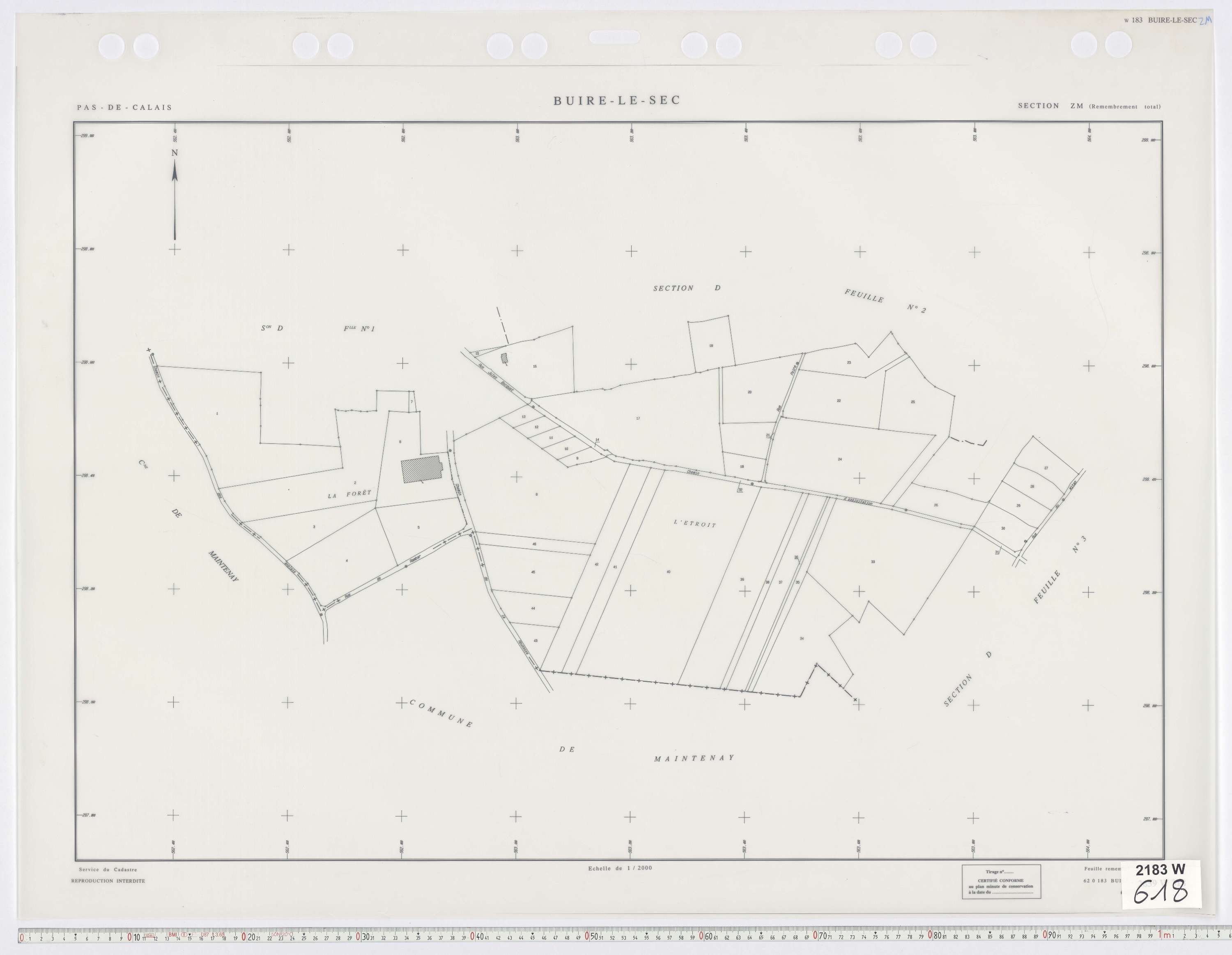 Buire-le-Sec - Section ZM.