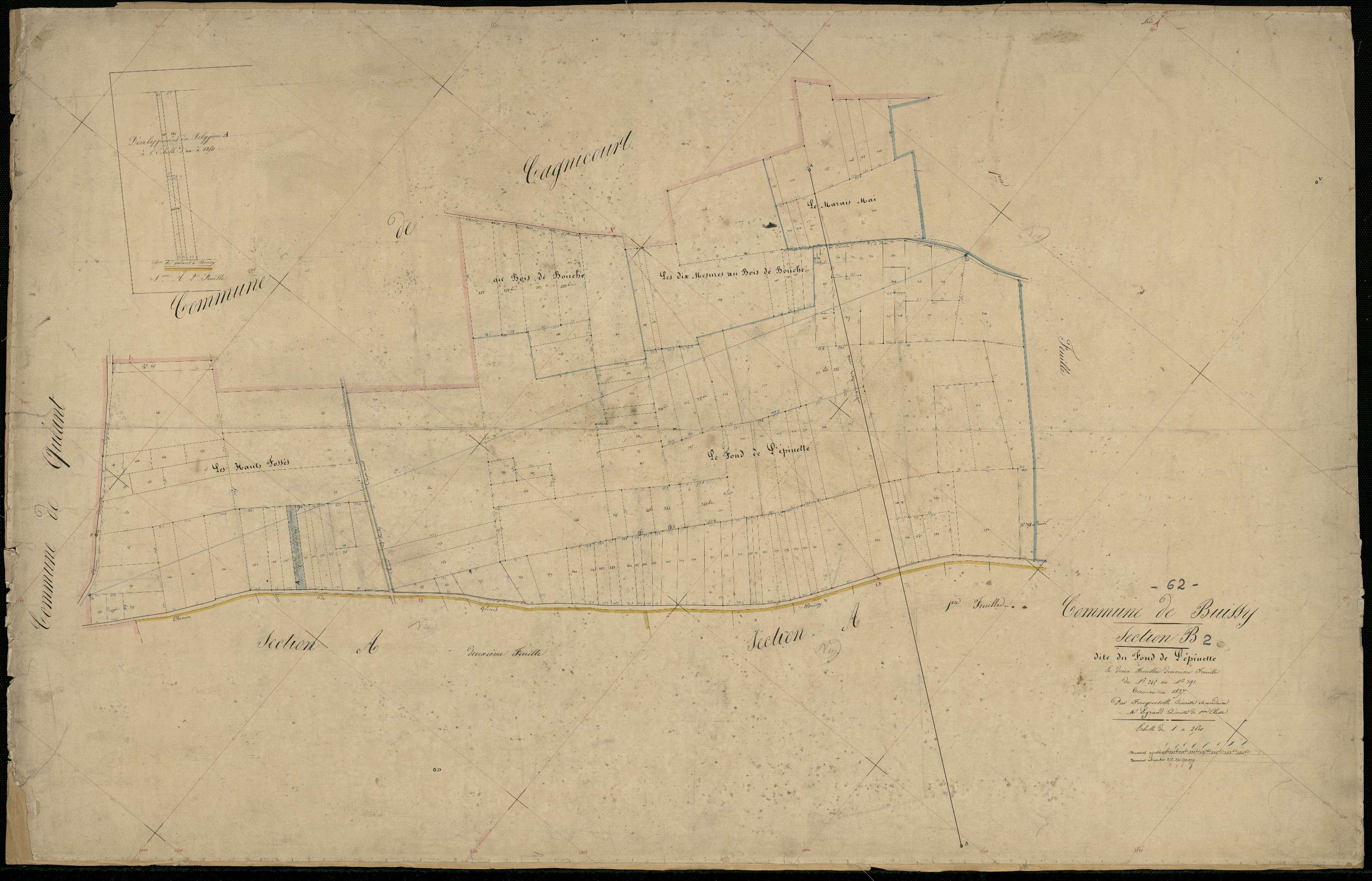 Buissy - Section B, 2e feuille