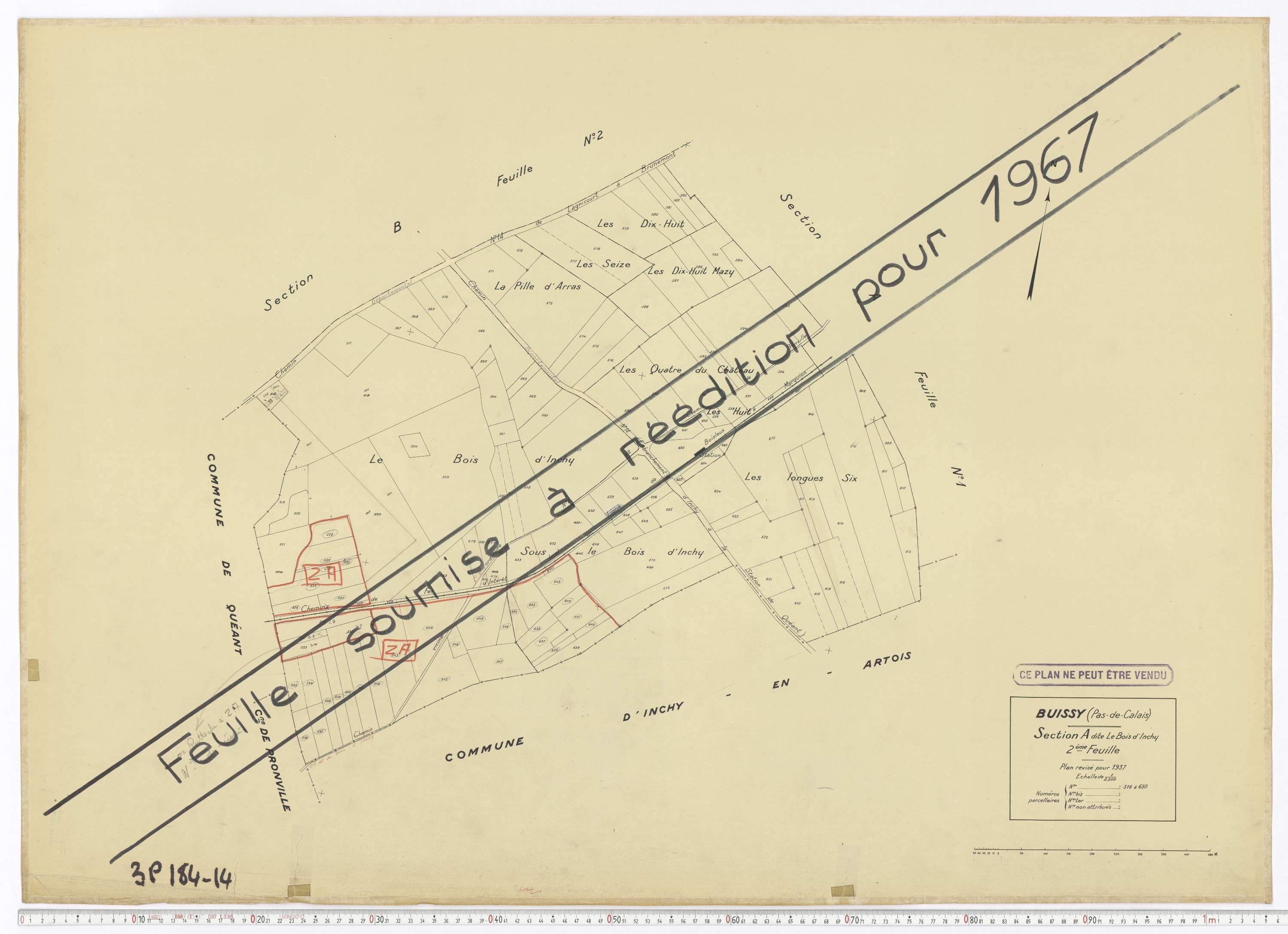 Buissy - Section A, feuille 2.
