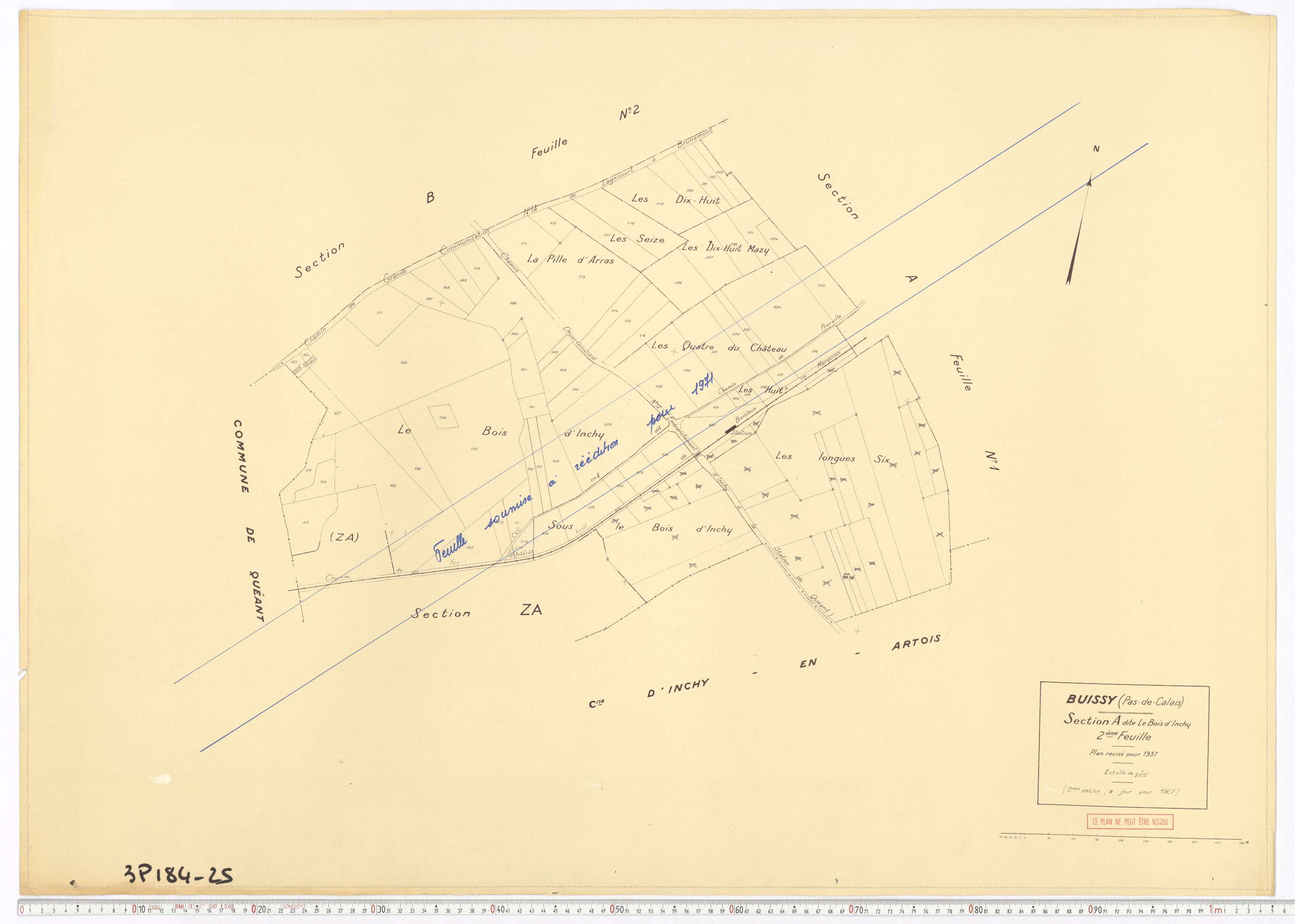 Buissy - Section A, feuille 2.