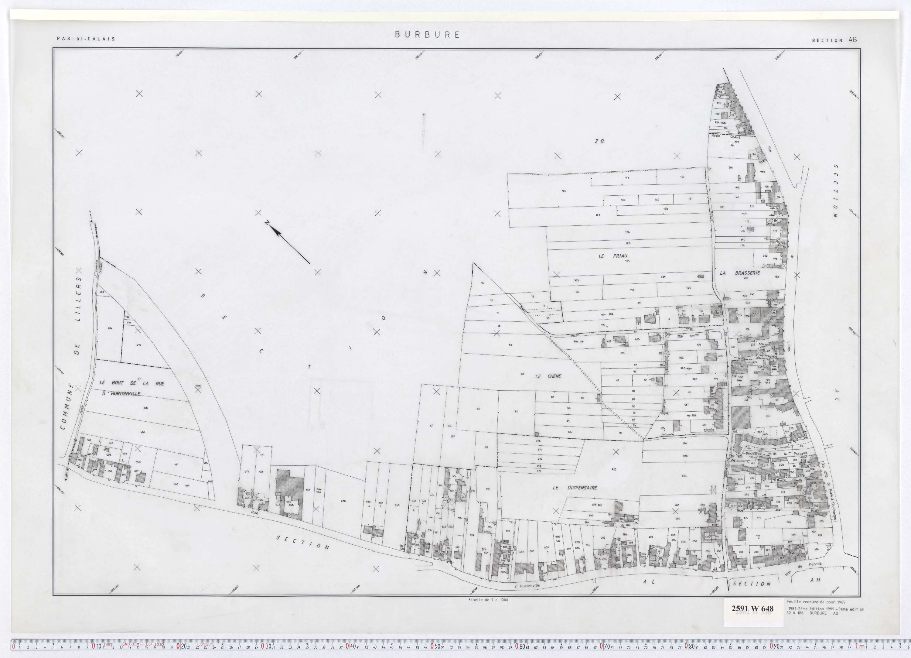 Burbure - Section AB.