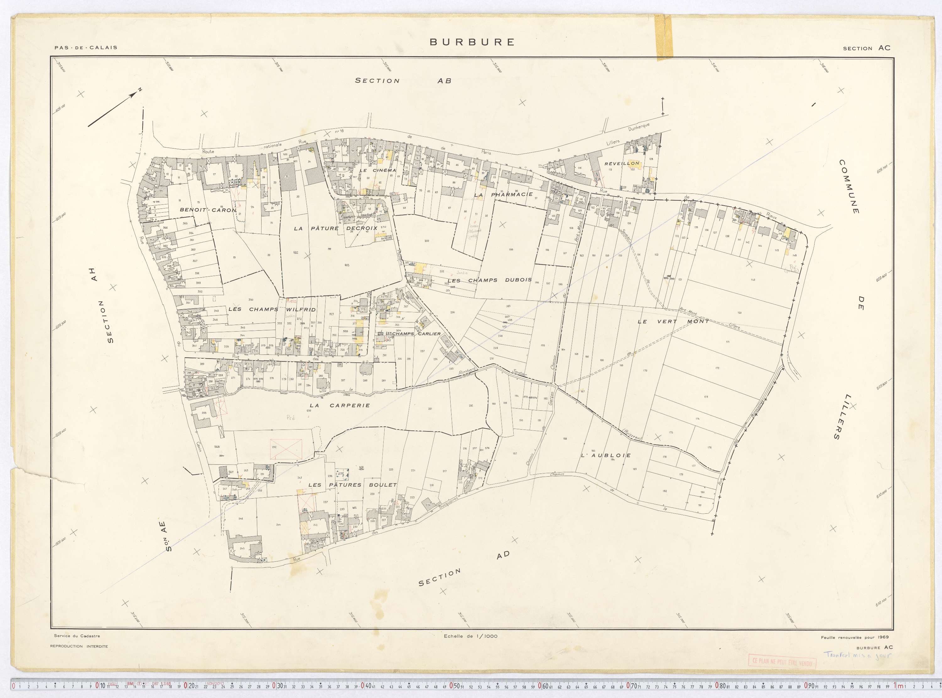 Burbure - Section AC.