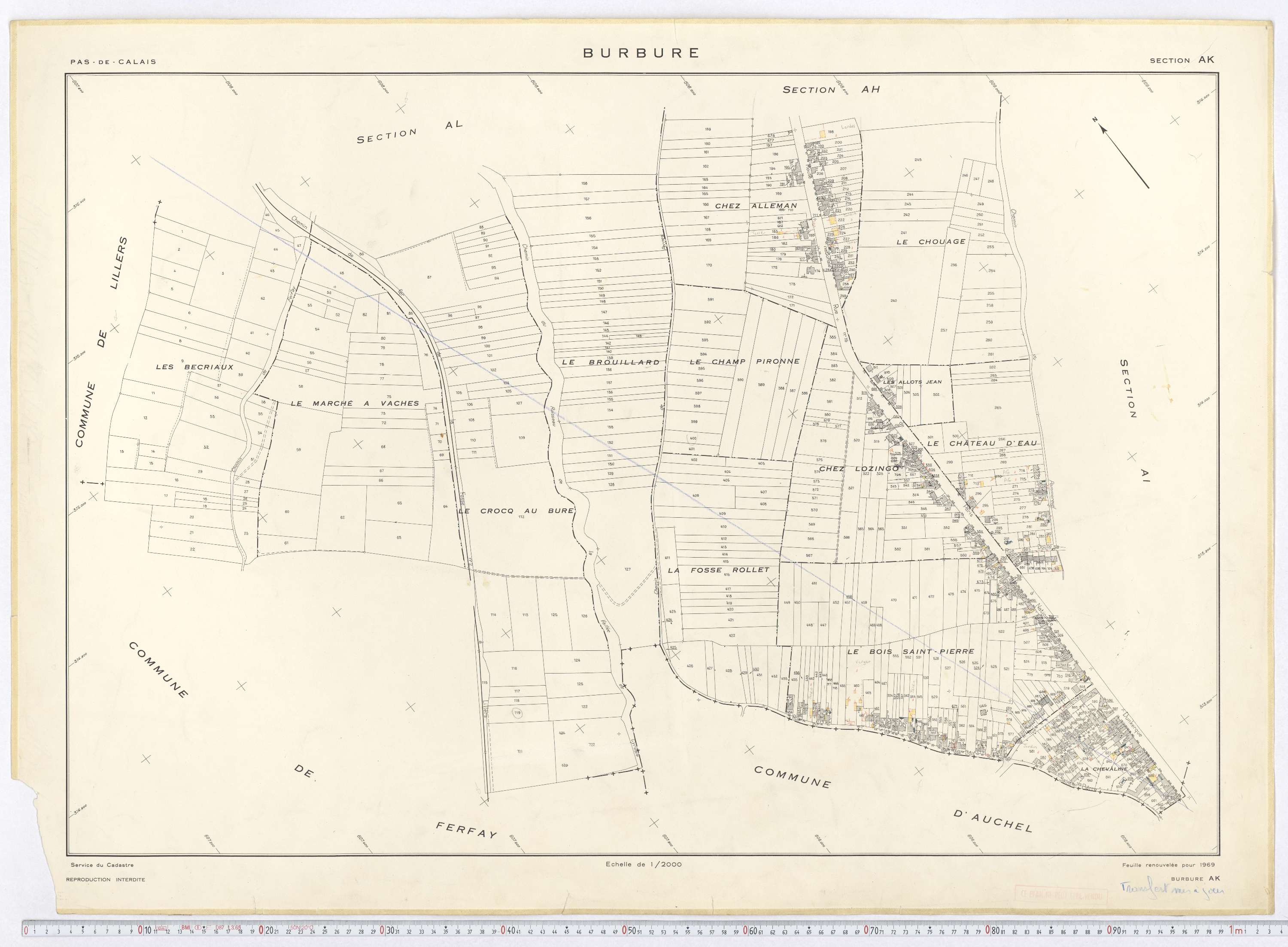 Burbure - Section AK.