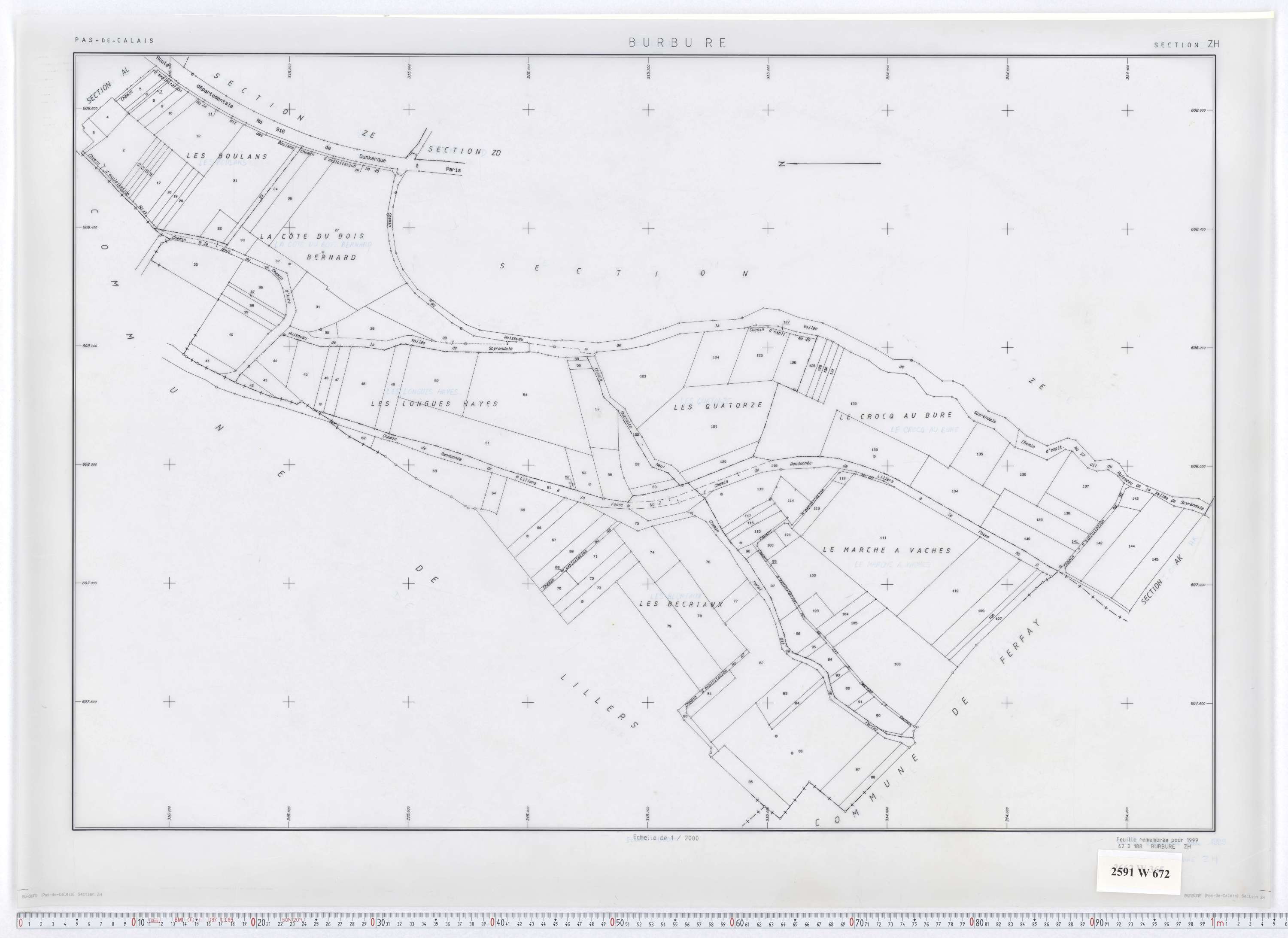 Burbure - Section ZH.