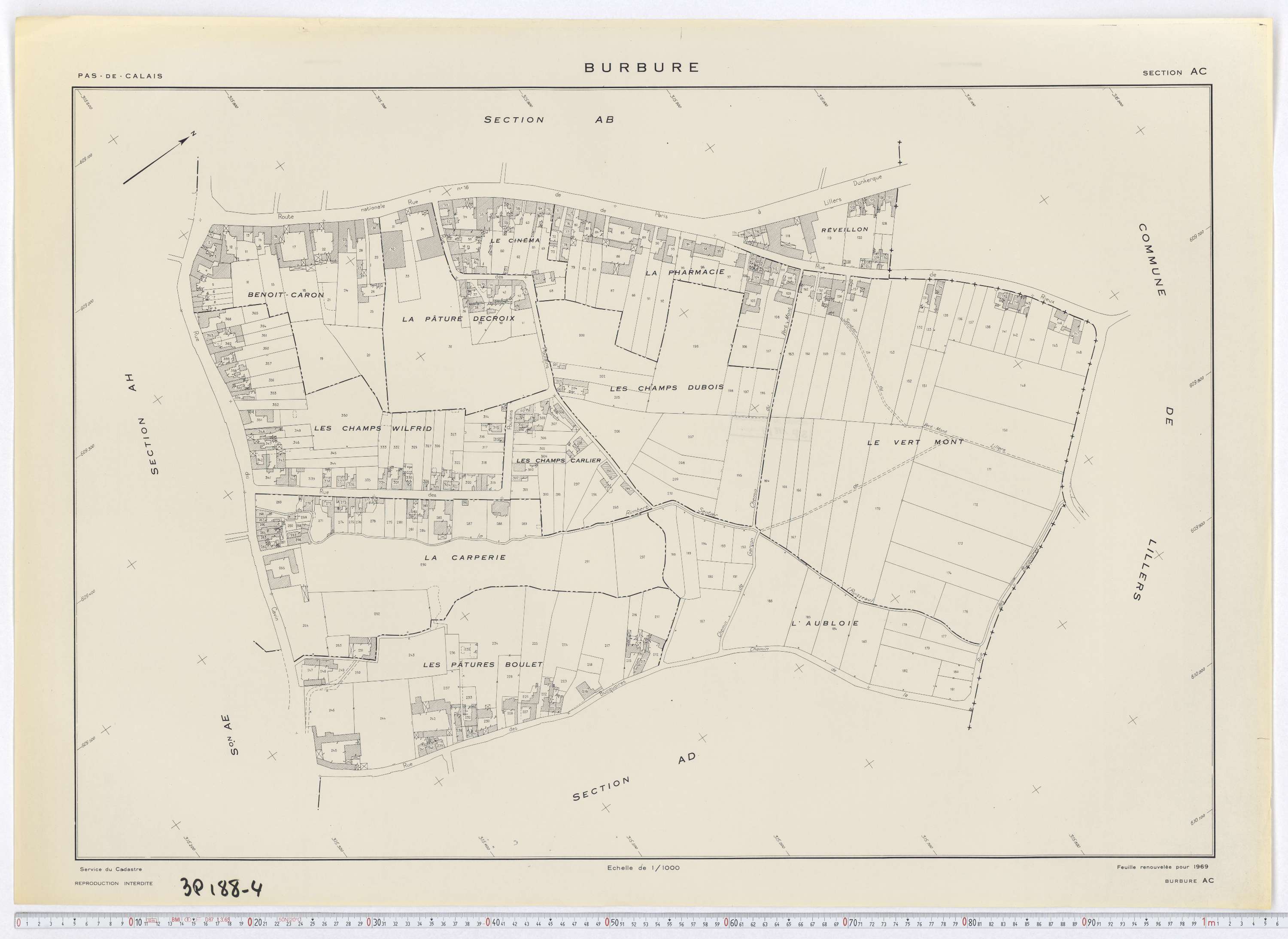 Burbure - Section AC.