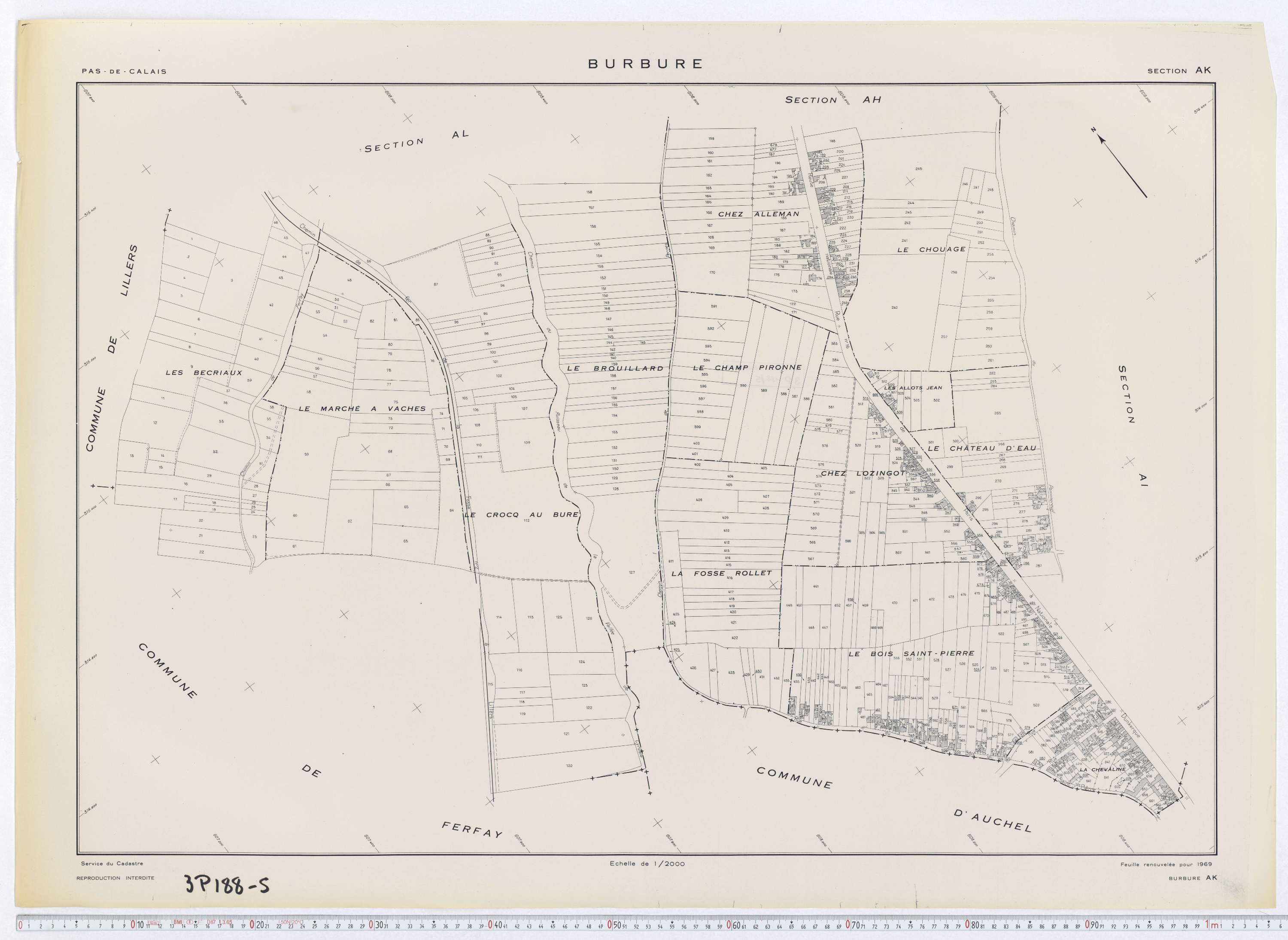Burbure - Section AK.