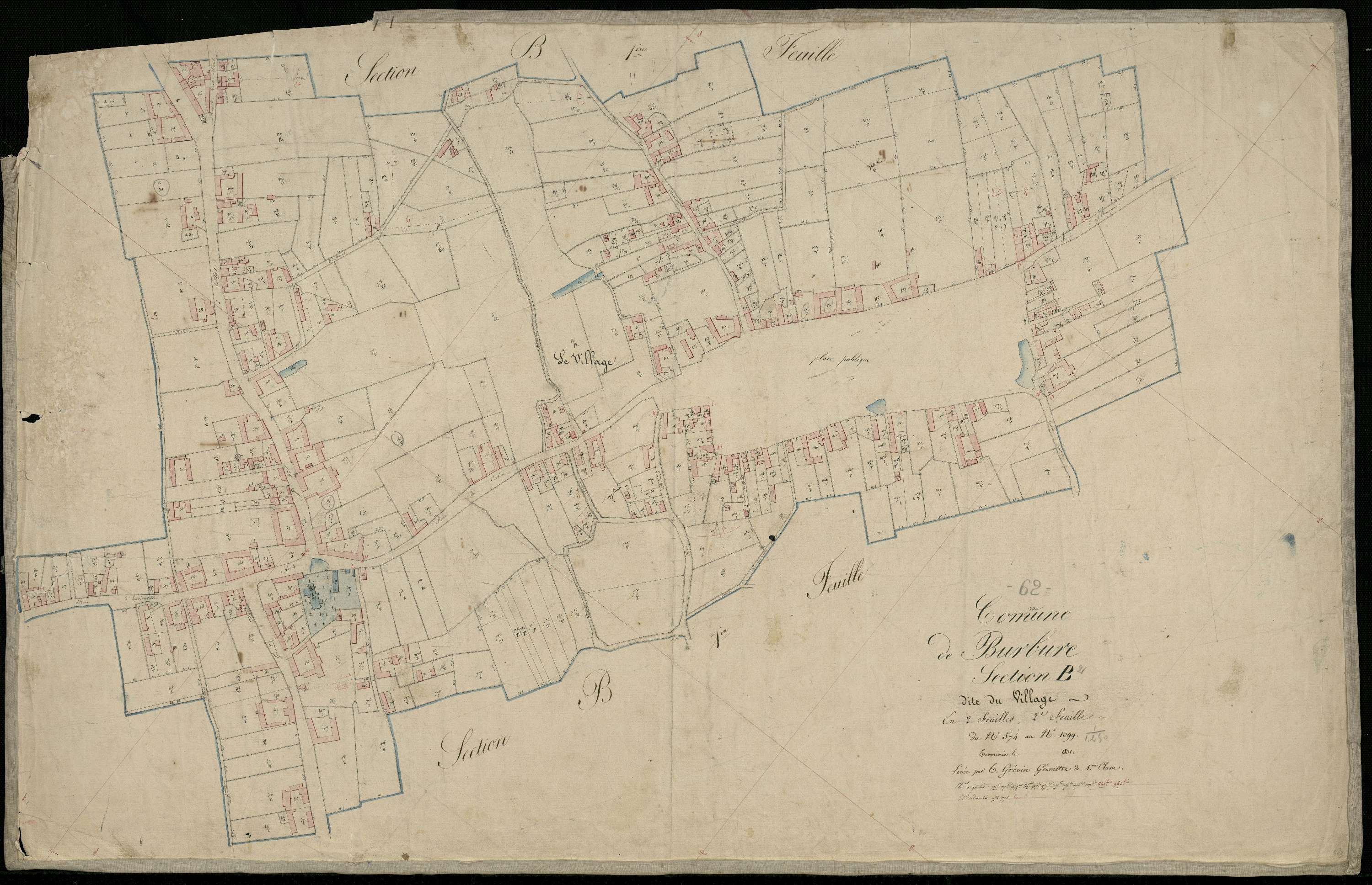 Burbure - Section B, 2e feuille