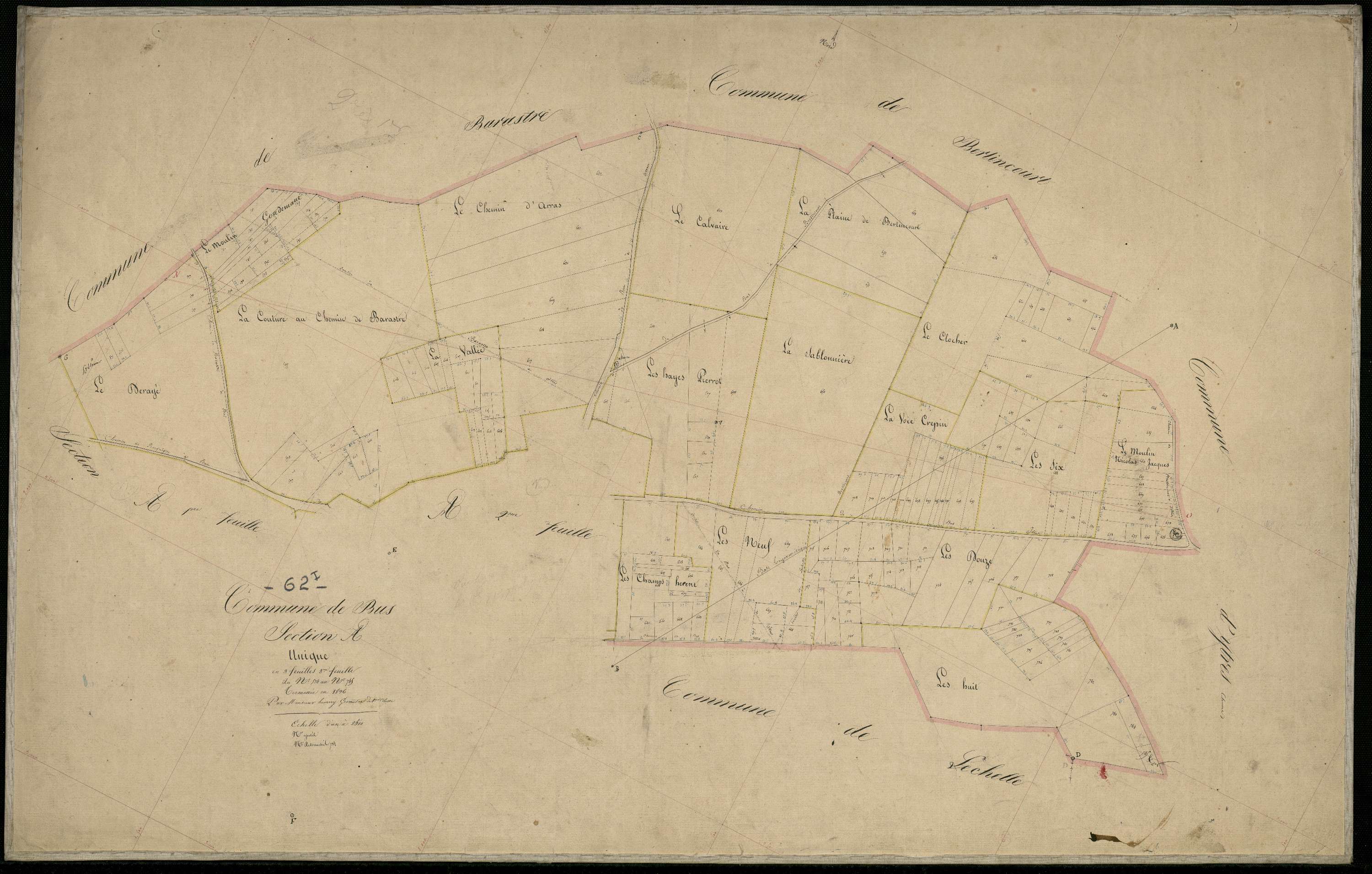 Bus - Section A, 3e feuille