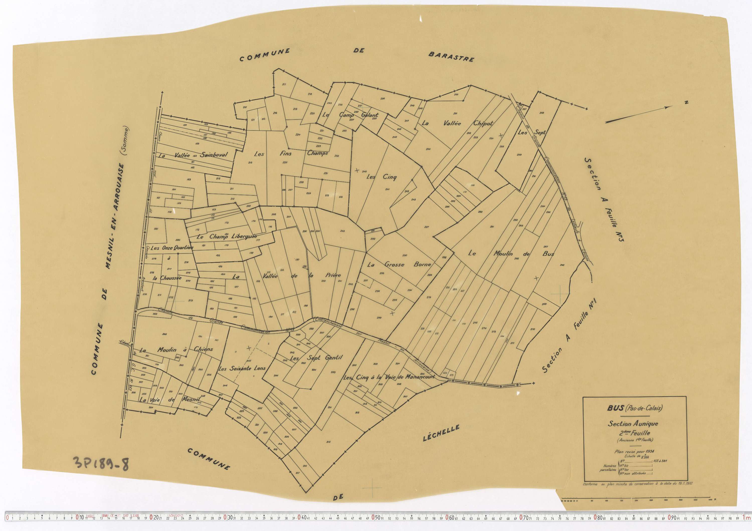 Bus - Section A, feuille 2.