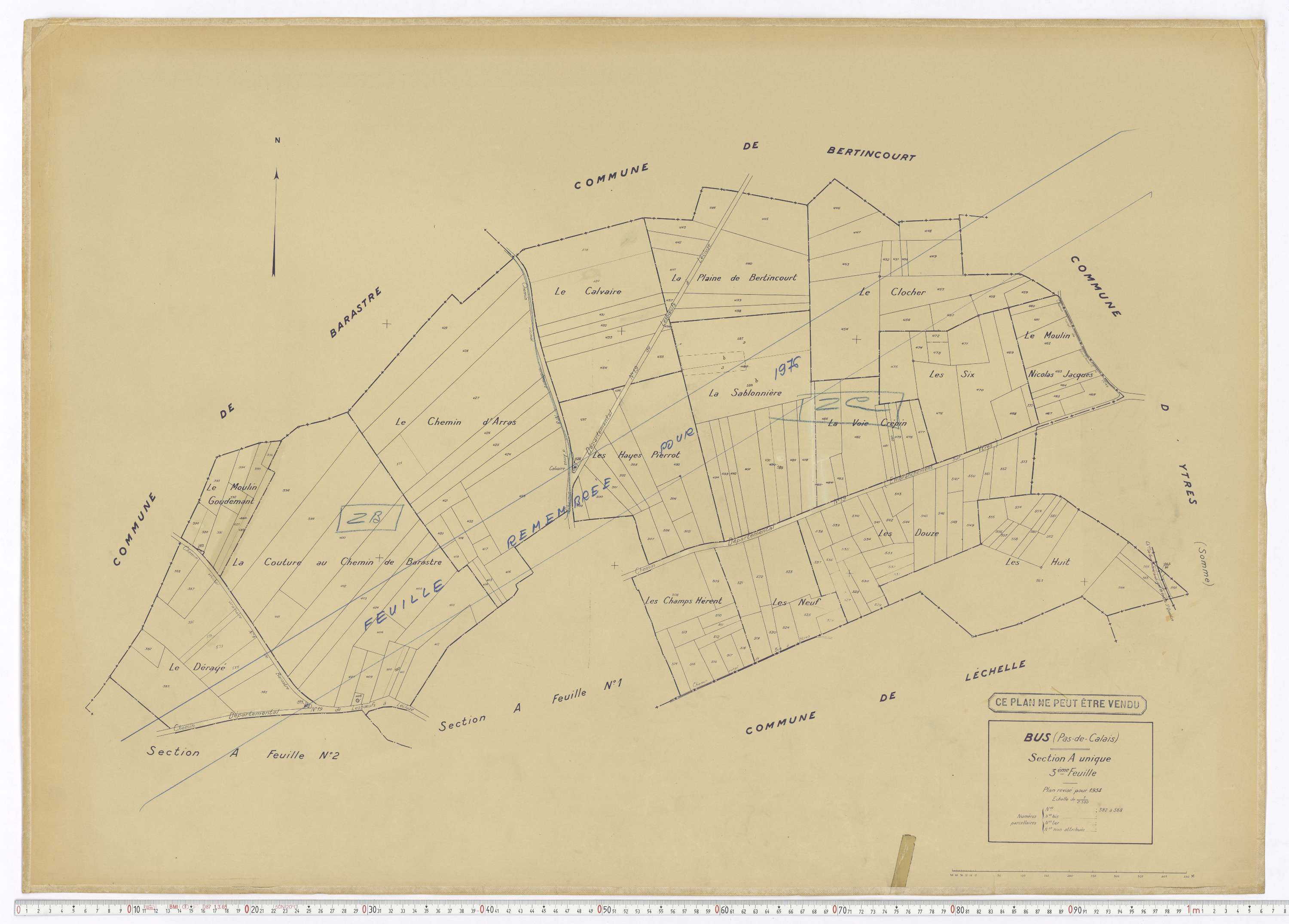 Bus - Section A, feuille 3.
