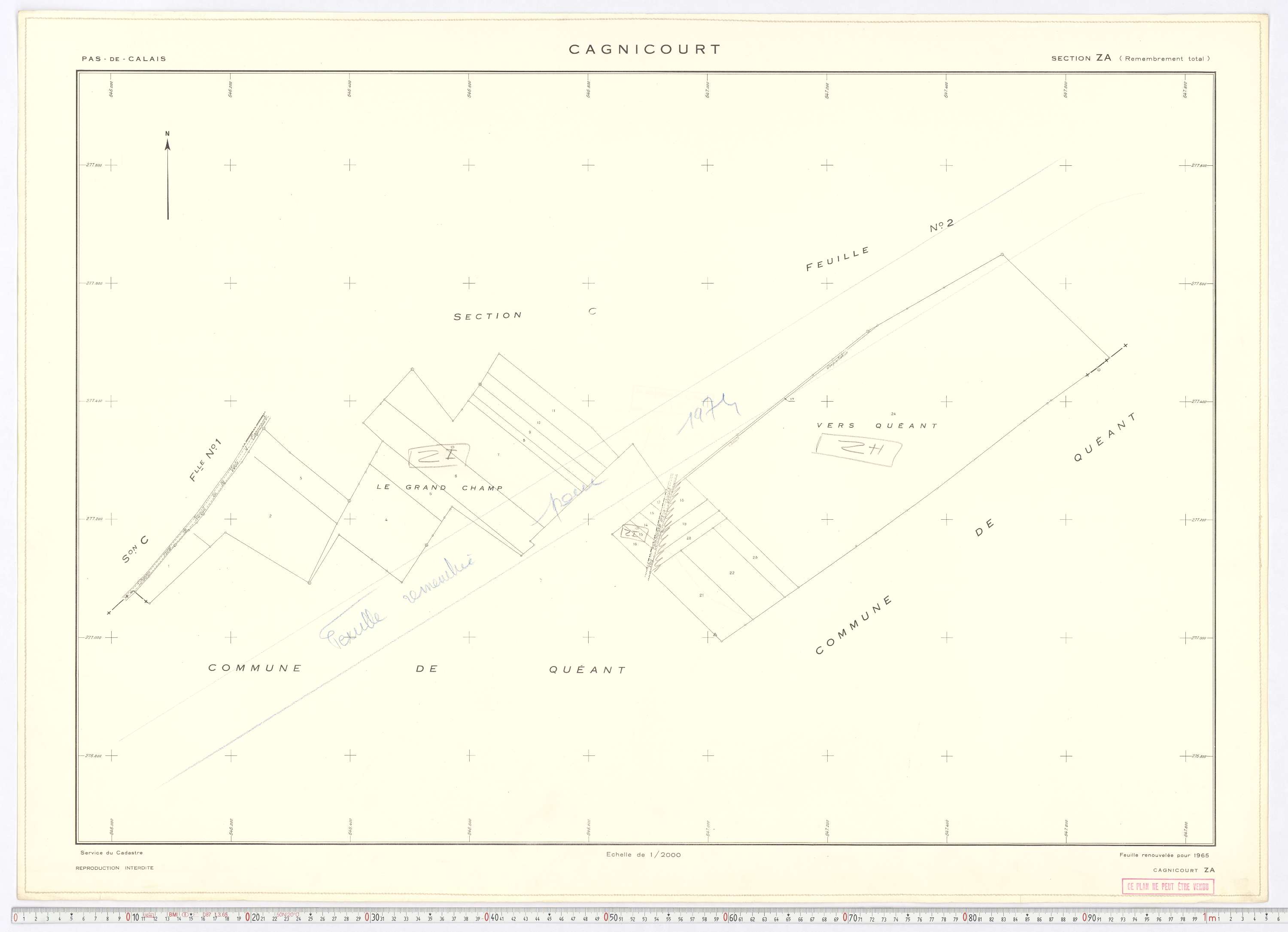 Cagnicourt - Section ZA.