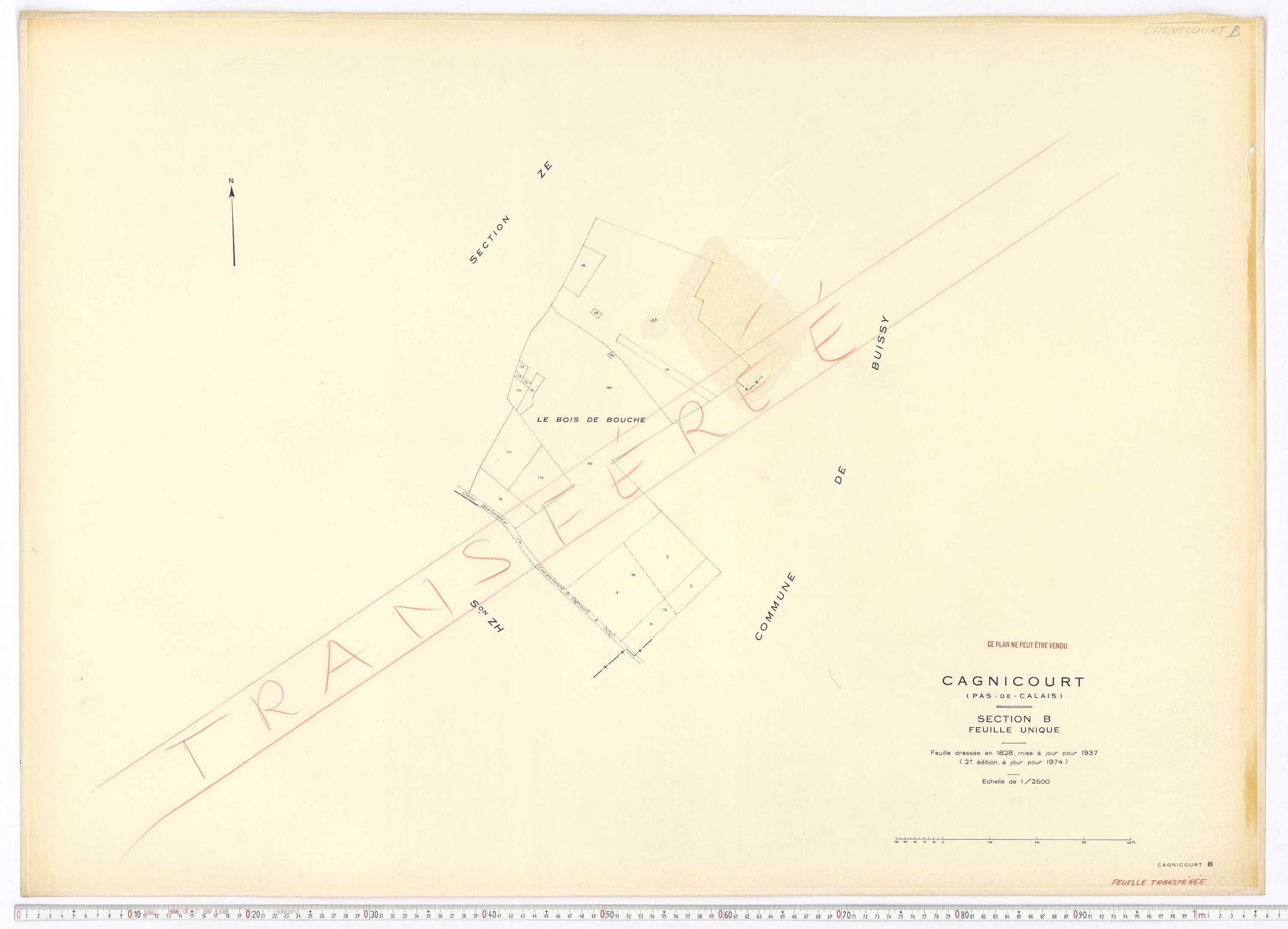 Cagnicourt - Section B.