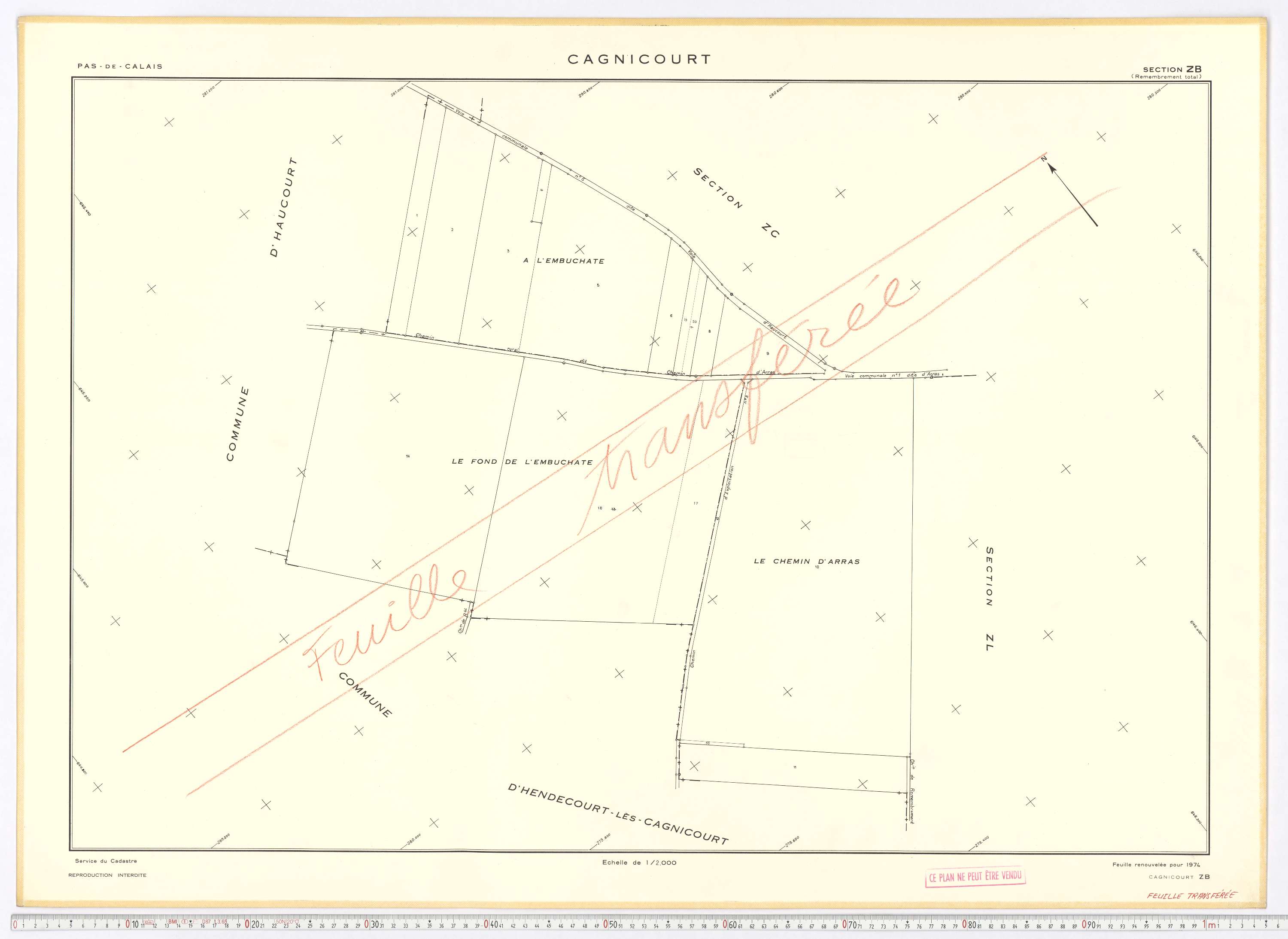 Cagnicourt - Section ZB.