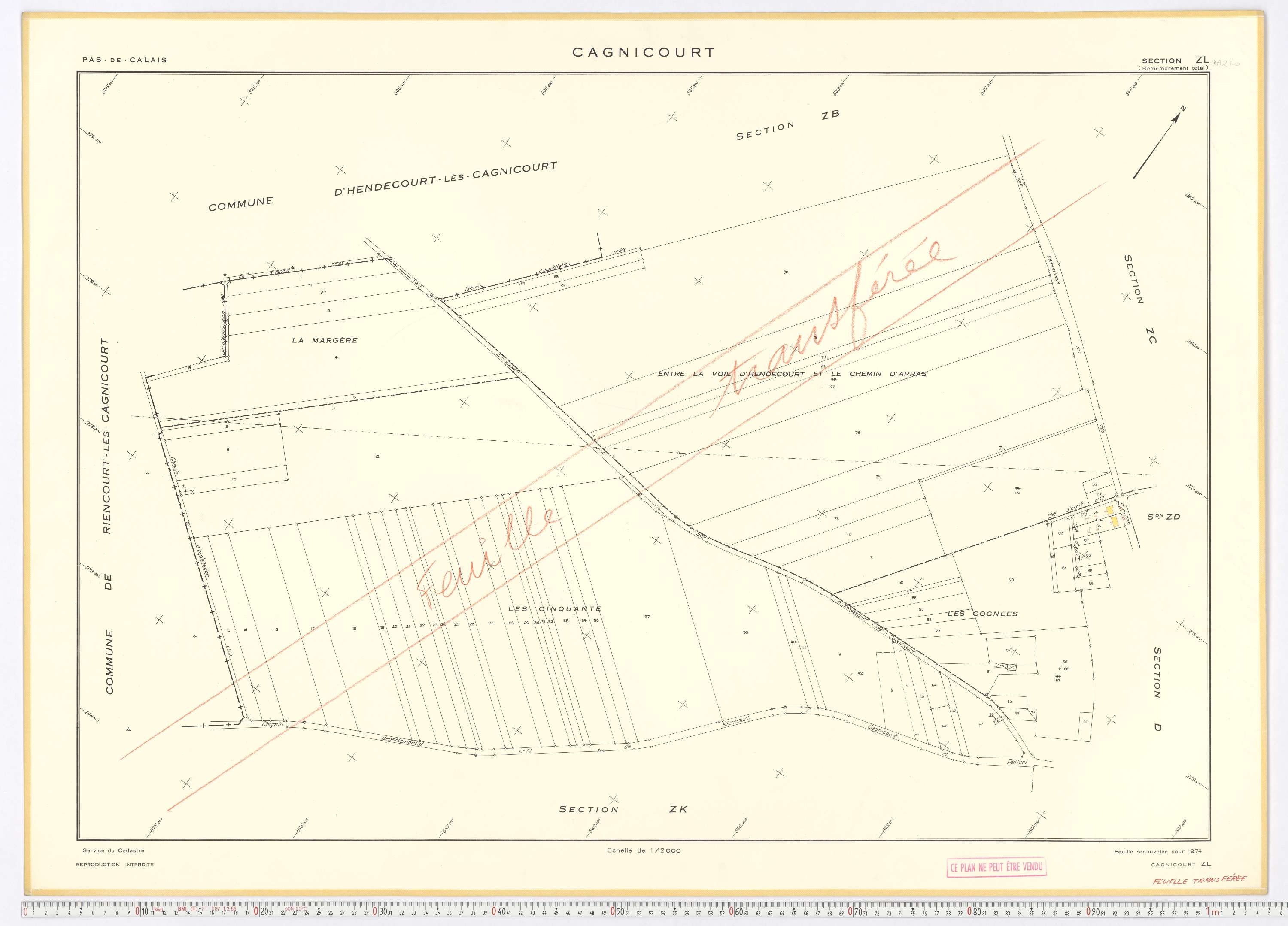 Cagnicourt - Section ZL.