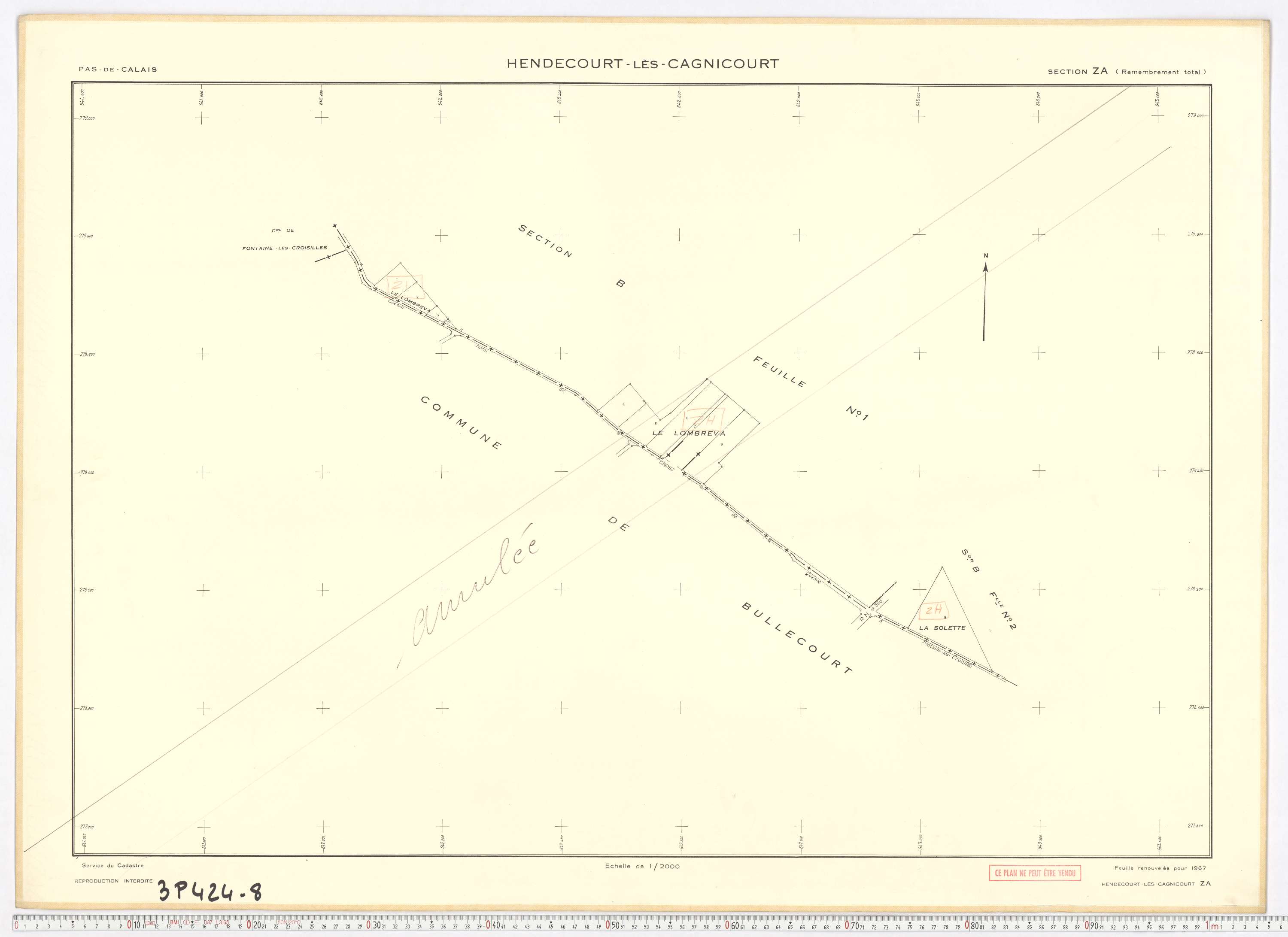 Cagnicourt - Section ZA.
