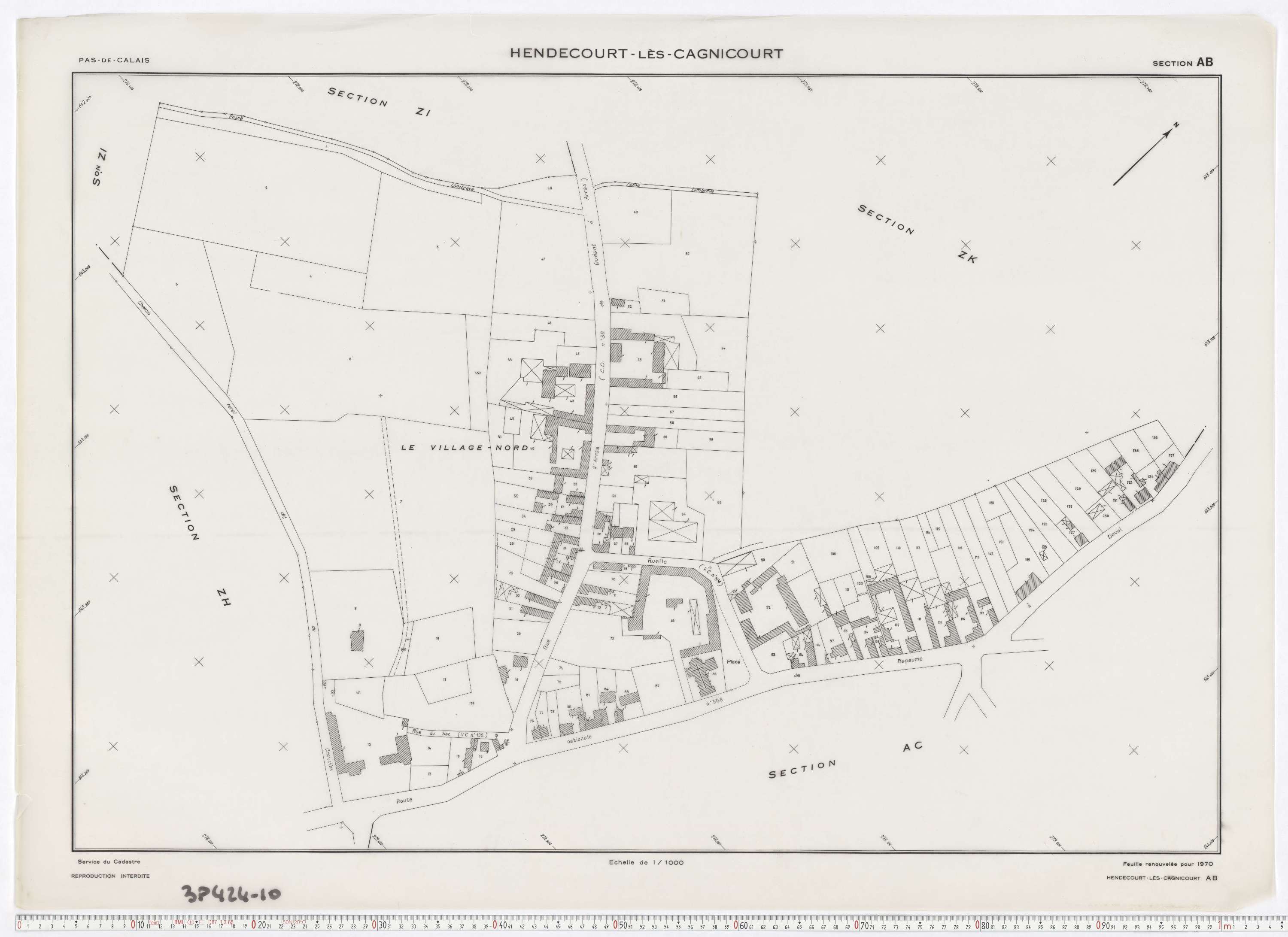 Cagnicourt - Section AB.
