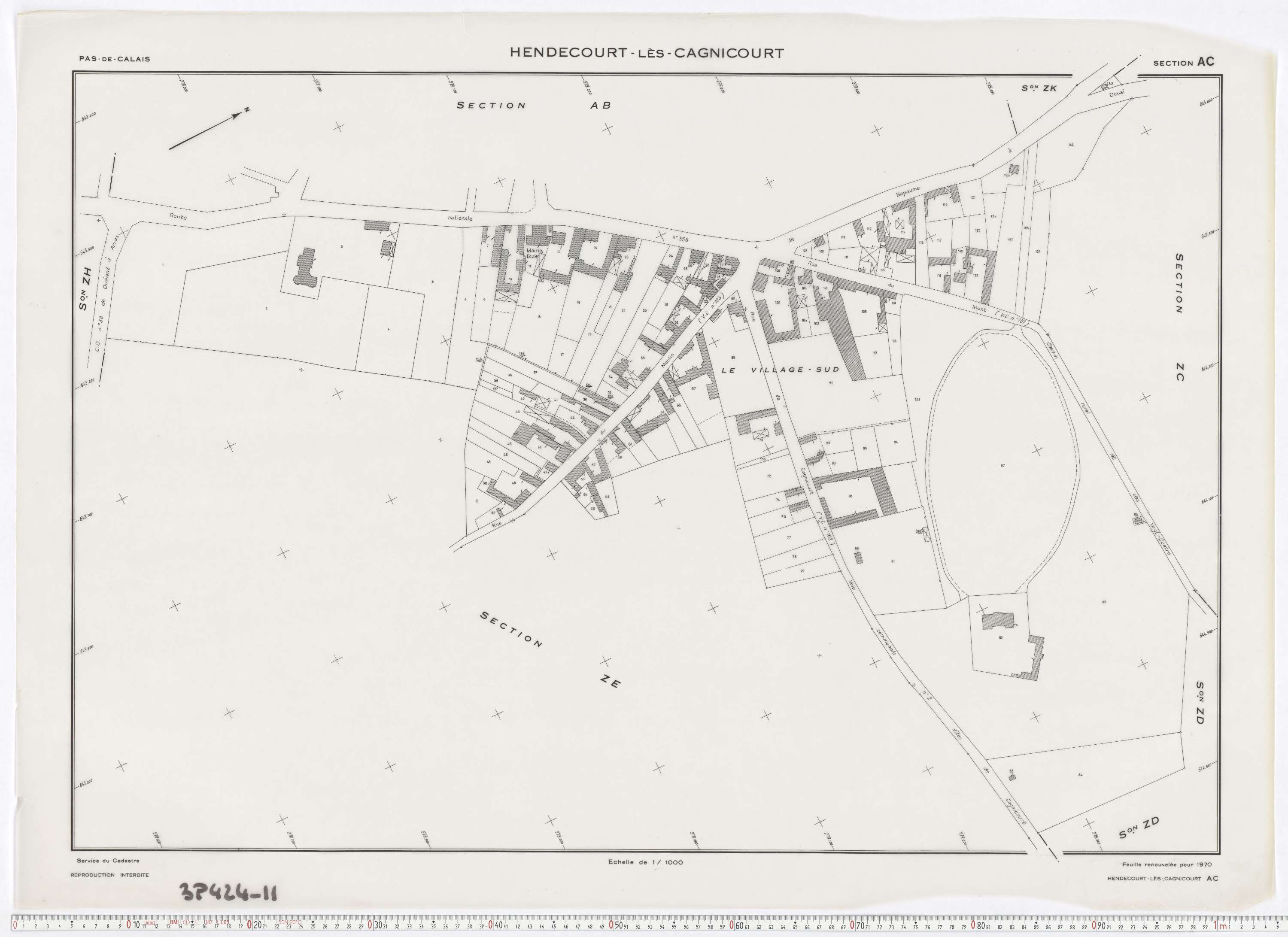 Cagnicourt - Section AC.