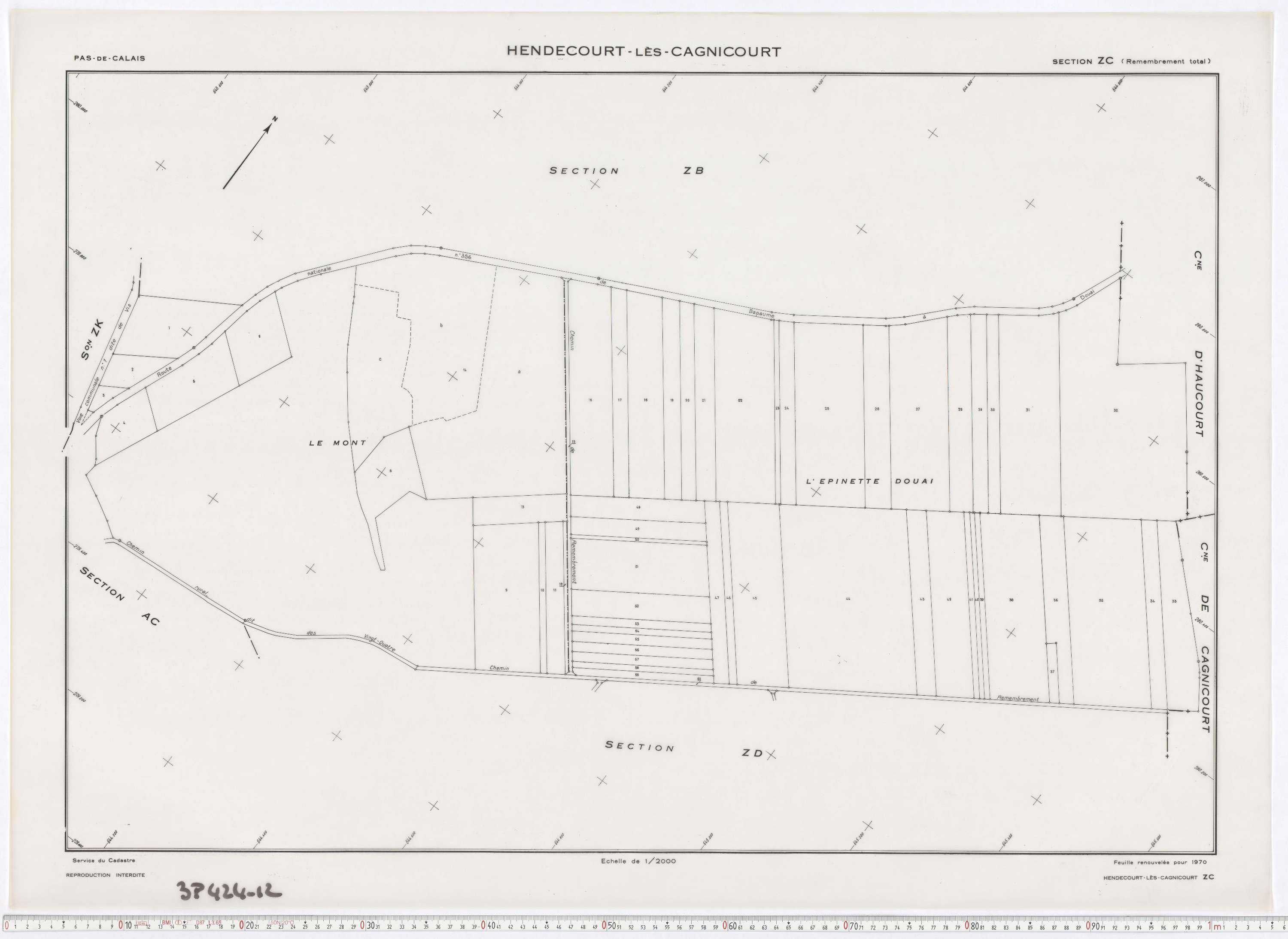Cagnicourt - Section ZC.