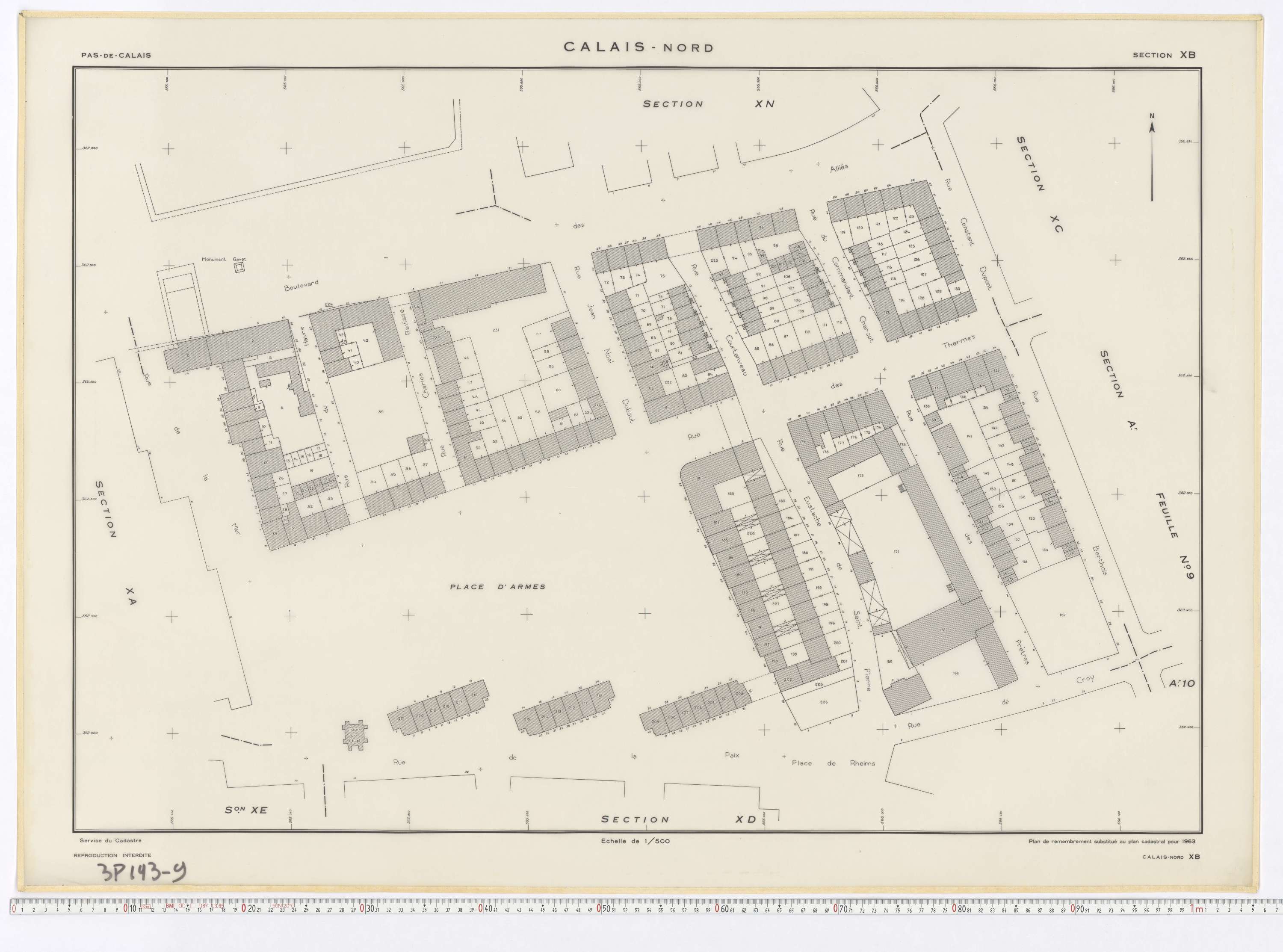 Calais - Section XB.